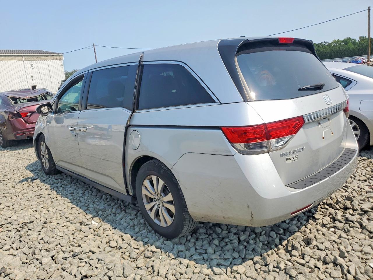 2015 Honda Odyssey Exl Silver vin: 5FNRL5H68FB112060