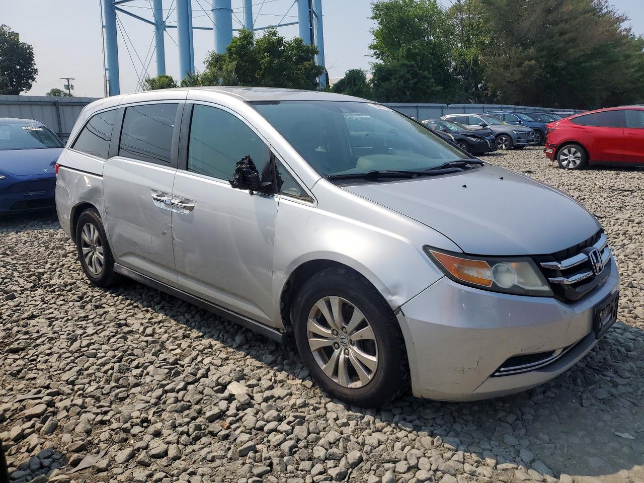 2015 Honda Odyssey Exl Silver vin: 5FNRL5H68FB112060