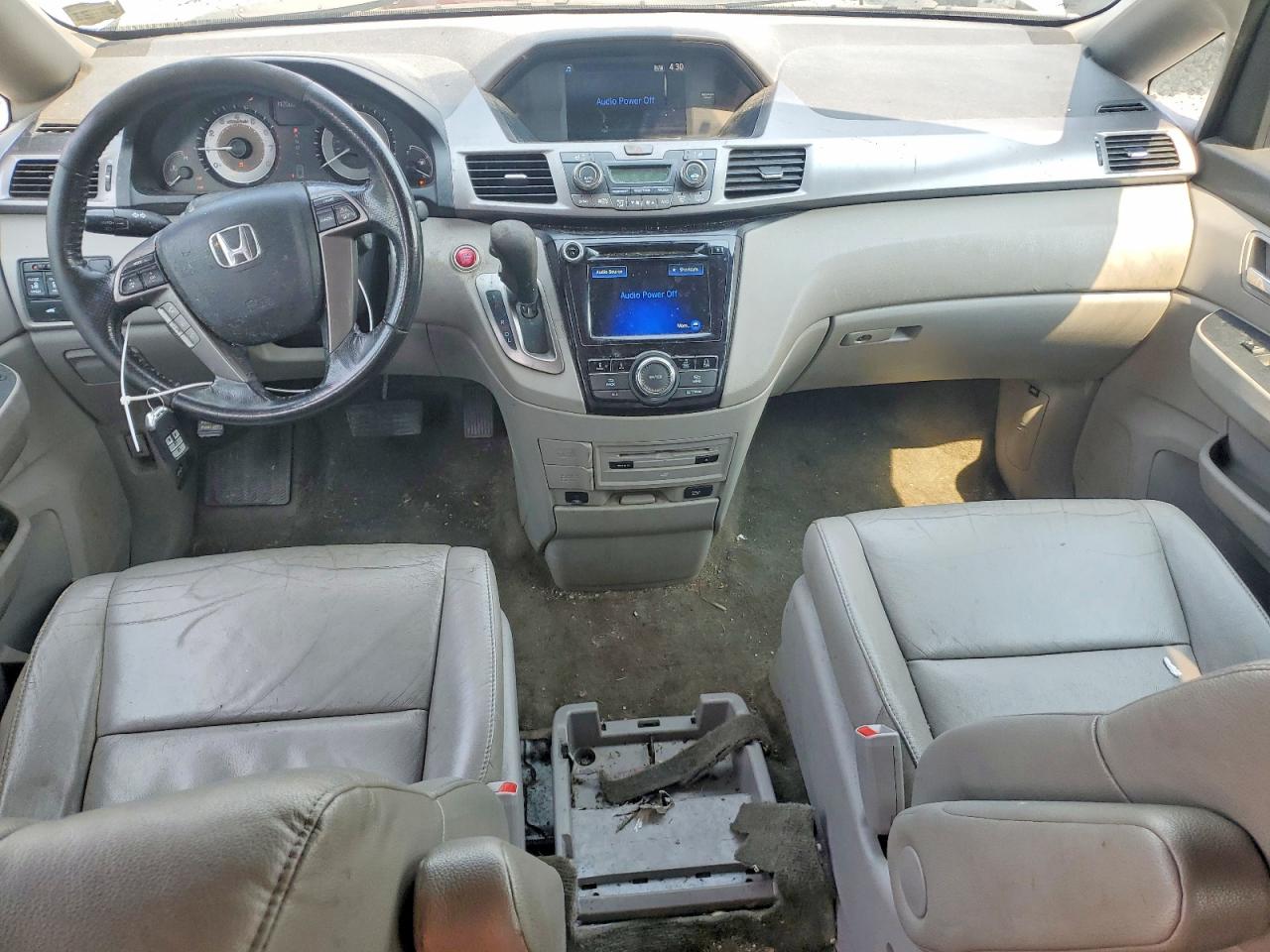 2015 Honda Odyssey Exl Silver vin: 5FNRL5H68FB112060