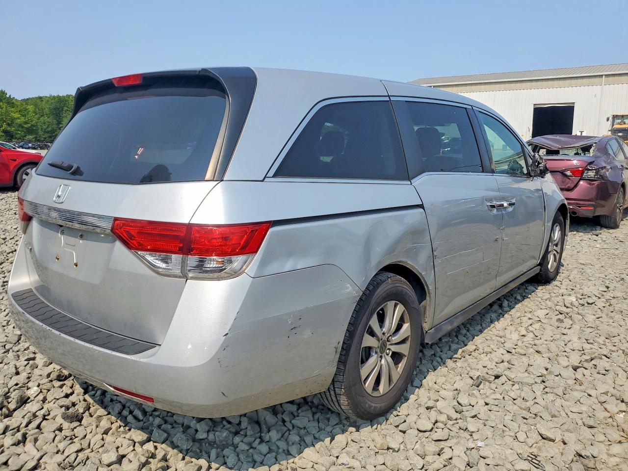 2015 Honda Odyssey Exl Silver vin: 5FNRL5H68FB112060