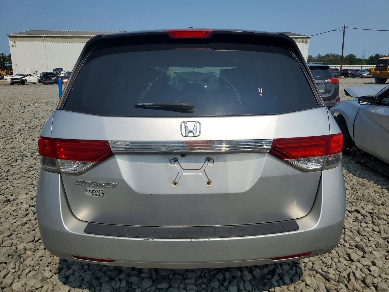 2015 Honda Odyssey Exl Silver vin: 5FNRL5H68FB112060