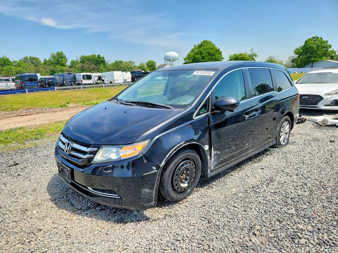 2015 Honda Odyssey Exl Черный vin: 5FNRL5H68FB112995