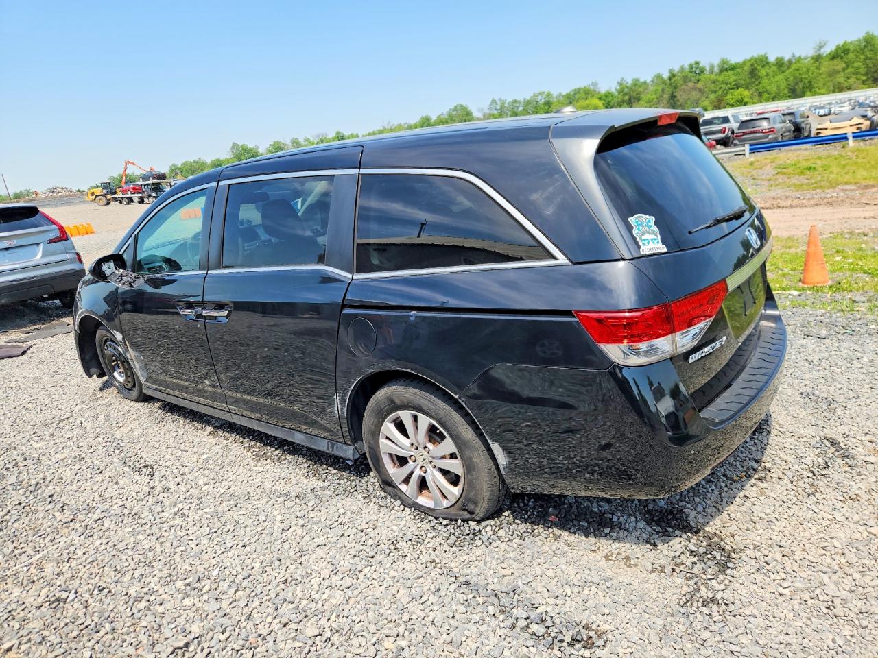 2015 Honda Odyssey Exl Черный vin: 5FNRL5H68FB112995