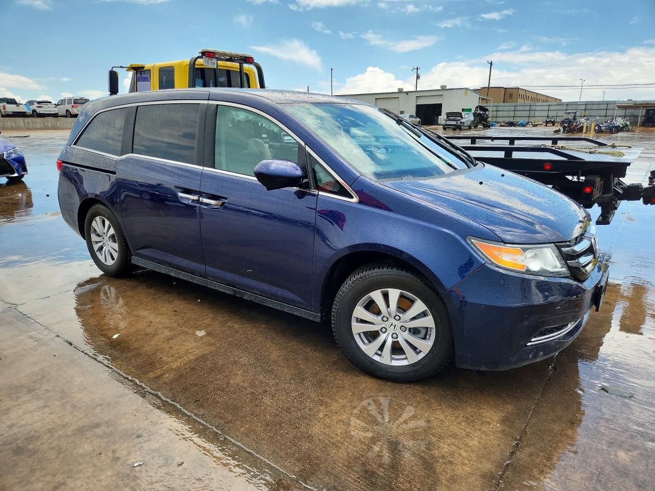 2016 Honda Odyssey Exl Blue vin: 5FNRL5H68GB044697