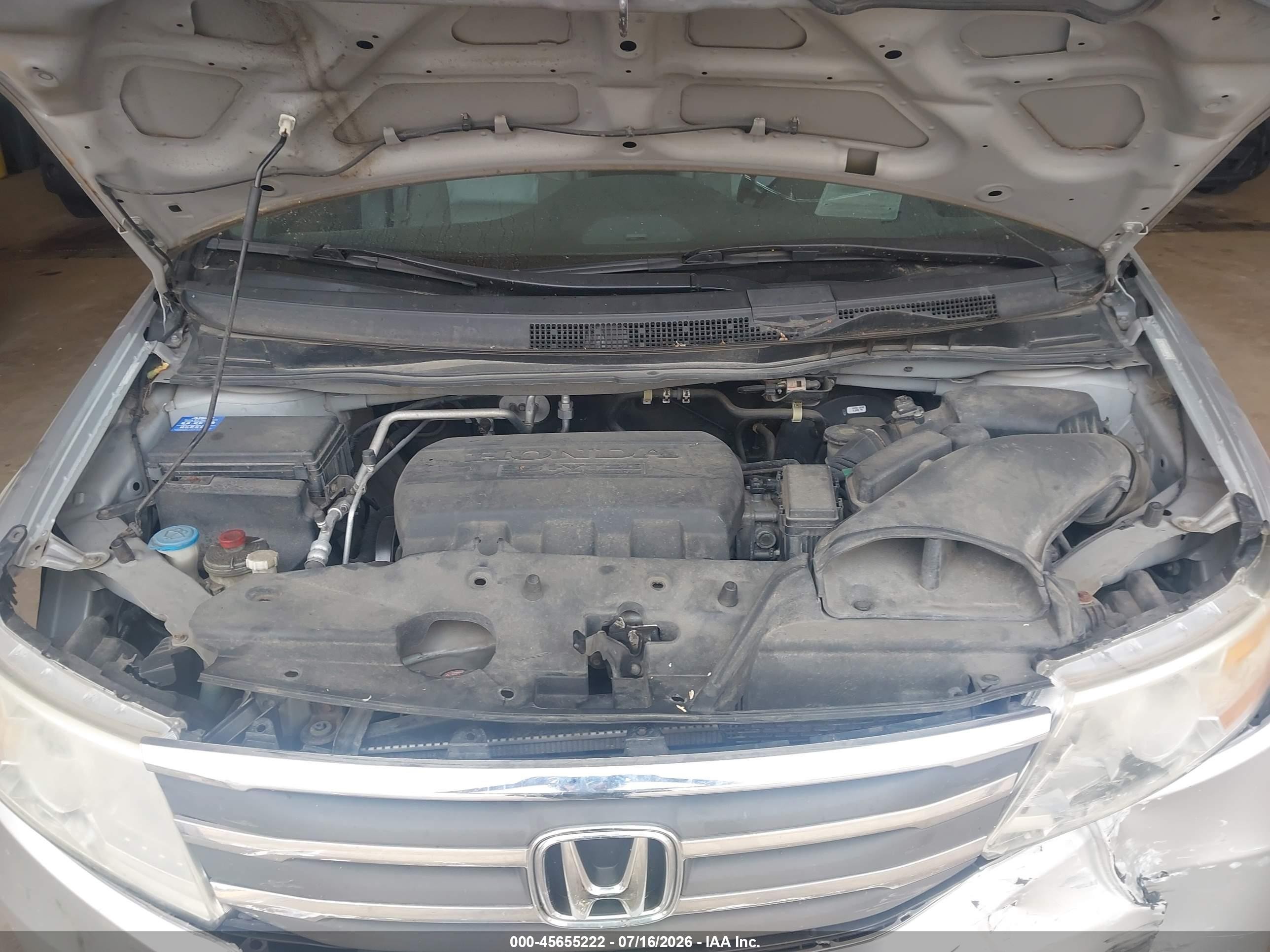 2011 Honda Odyssey Ex-l Silver vin: 5FNRL5H69BB021177