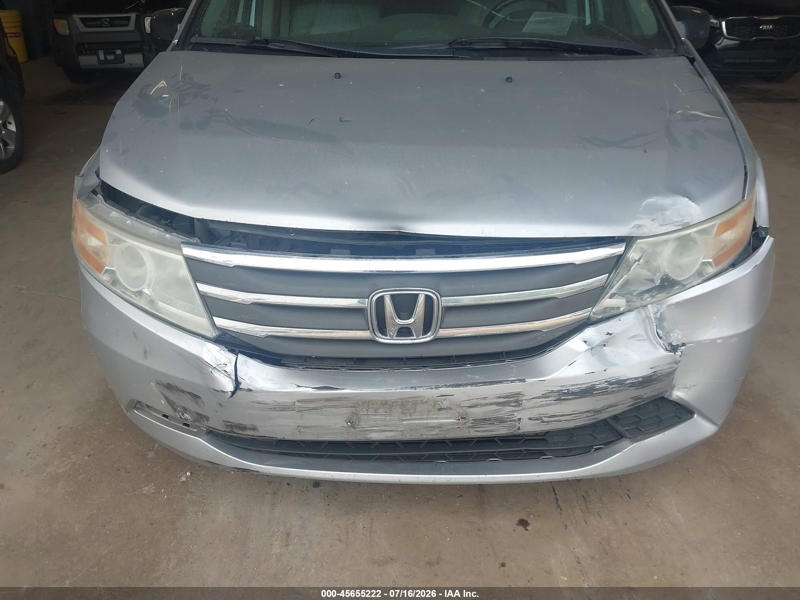 2011 Honda Odyssey Ex-l Silver vin: 5FNRL5H69BB021177