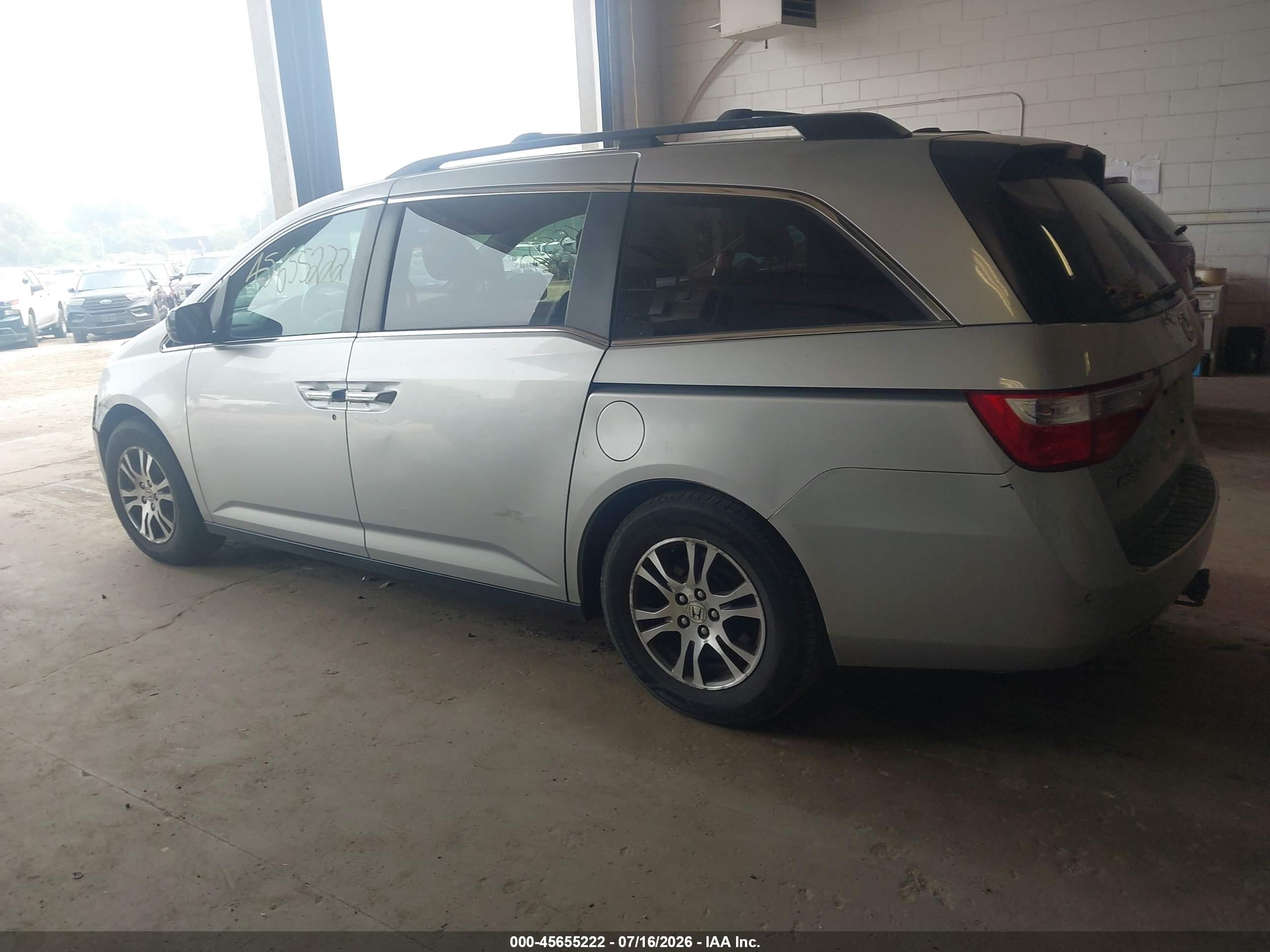 2011 Honda Odyssey Ex-l Silver vin: 5FNRL5H69BB021177
