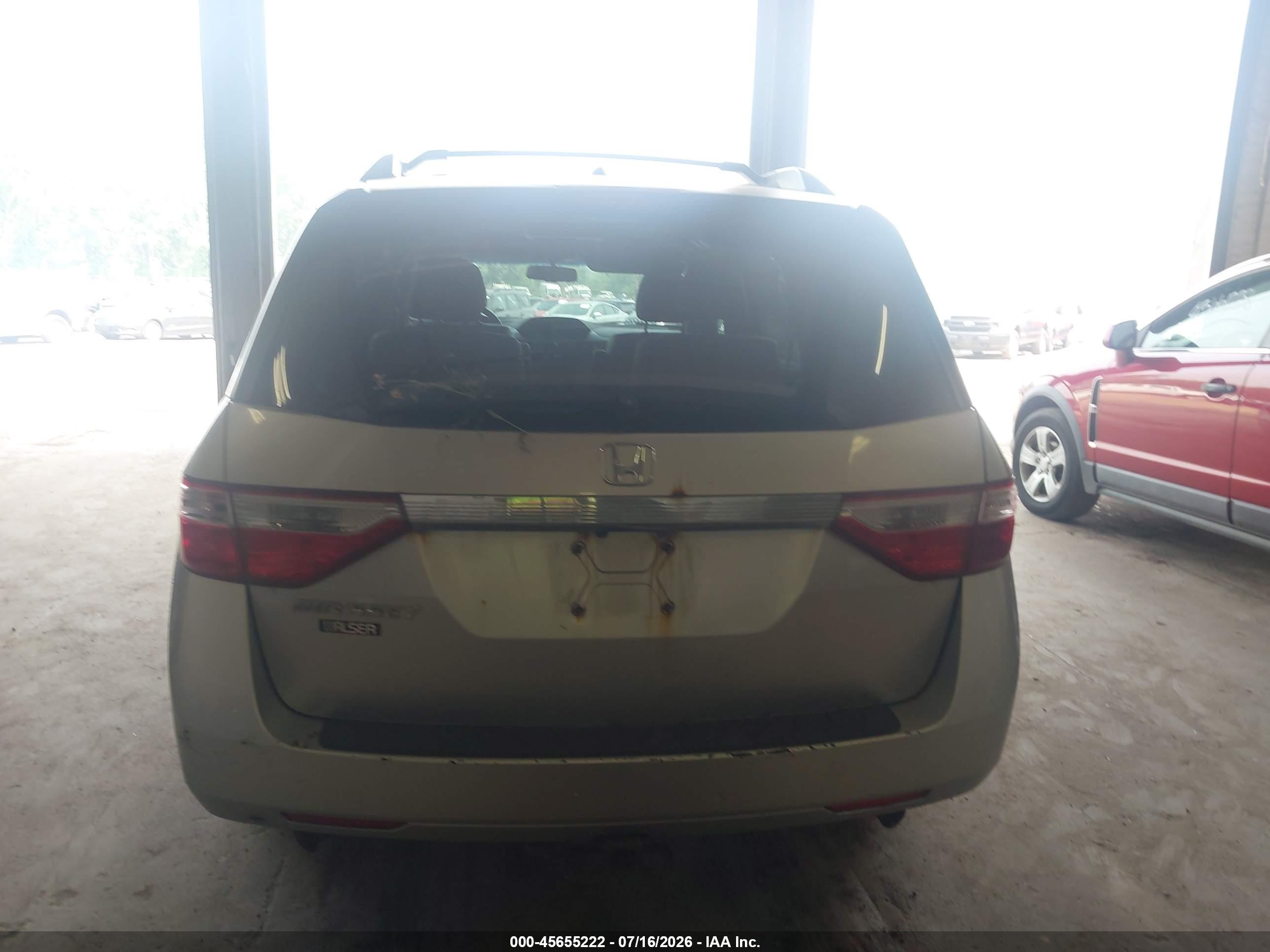 2011 Honda Odyssey Ex-l Silver vin: 5FNRL5H69BB021177