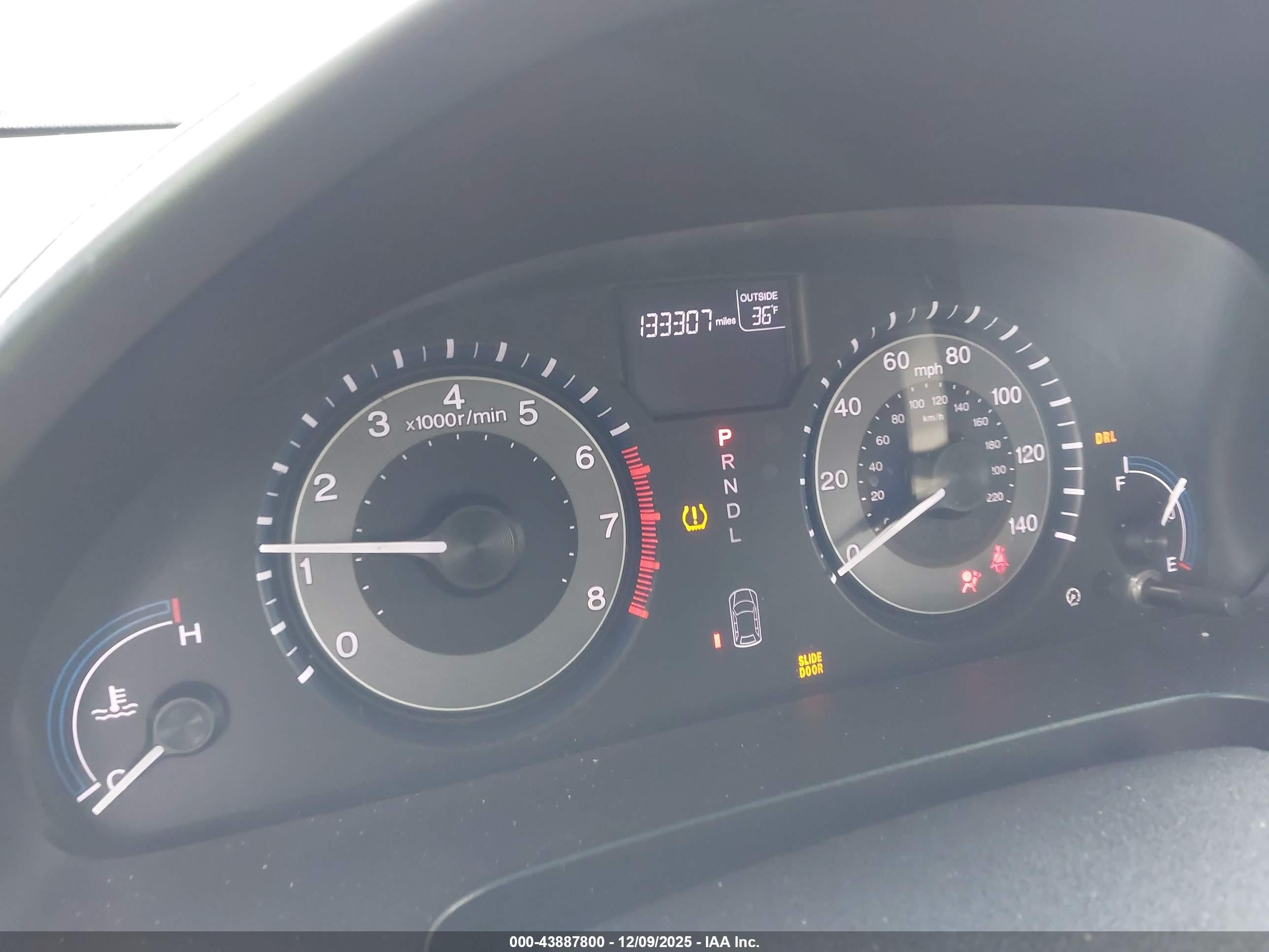 2011 Honda Odyssey Ex-l Maroon vin: 5FNRL5H69BB041302