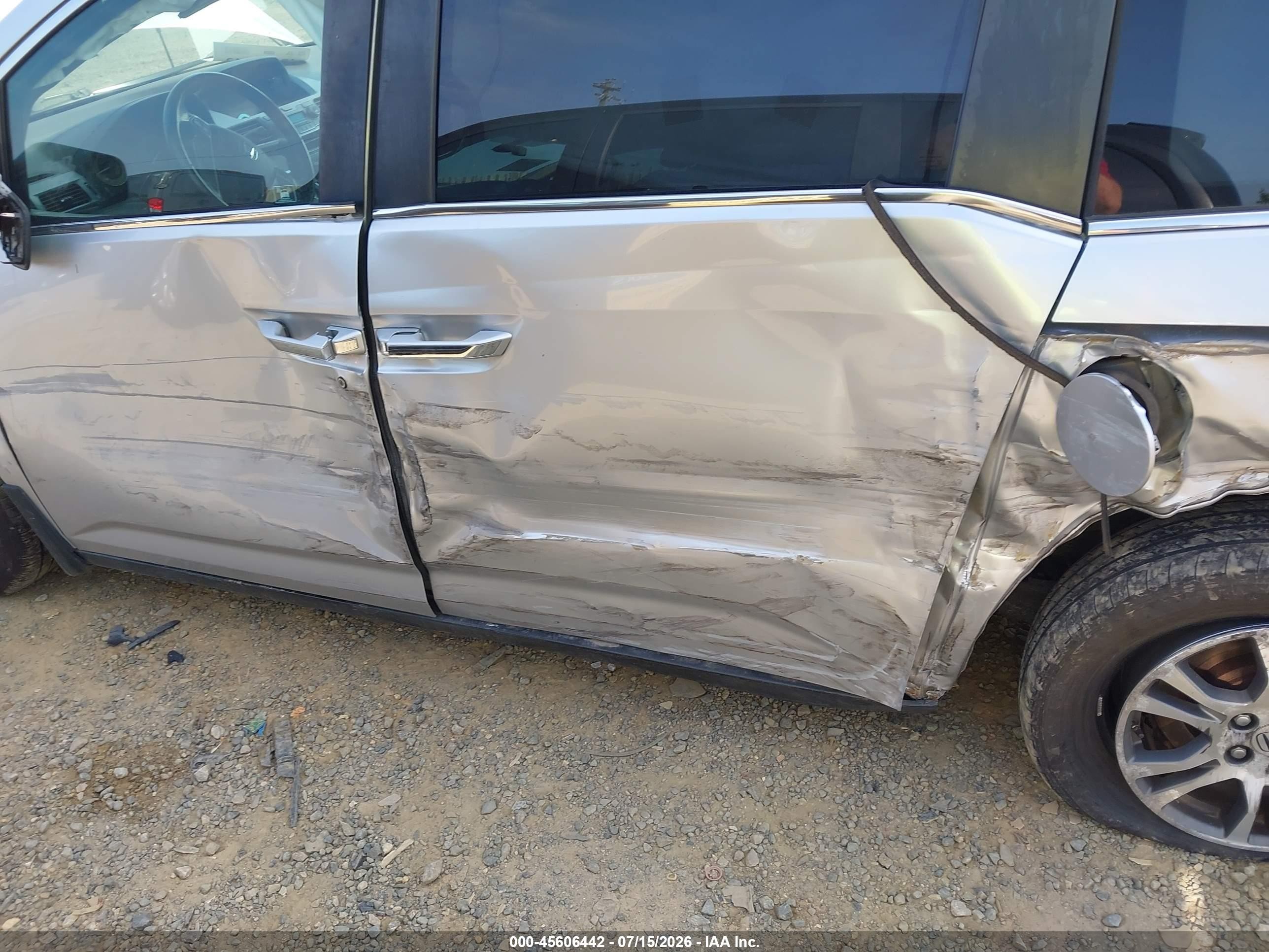 2011 Honda Odyssey Ex-l Серебряный vin: 5FNRL5H69BB042403