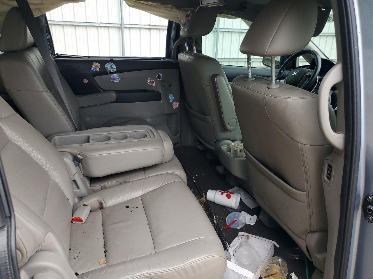 2011 Honda Odyssey Exl Blue vin: 5FNRL5H69BB042806