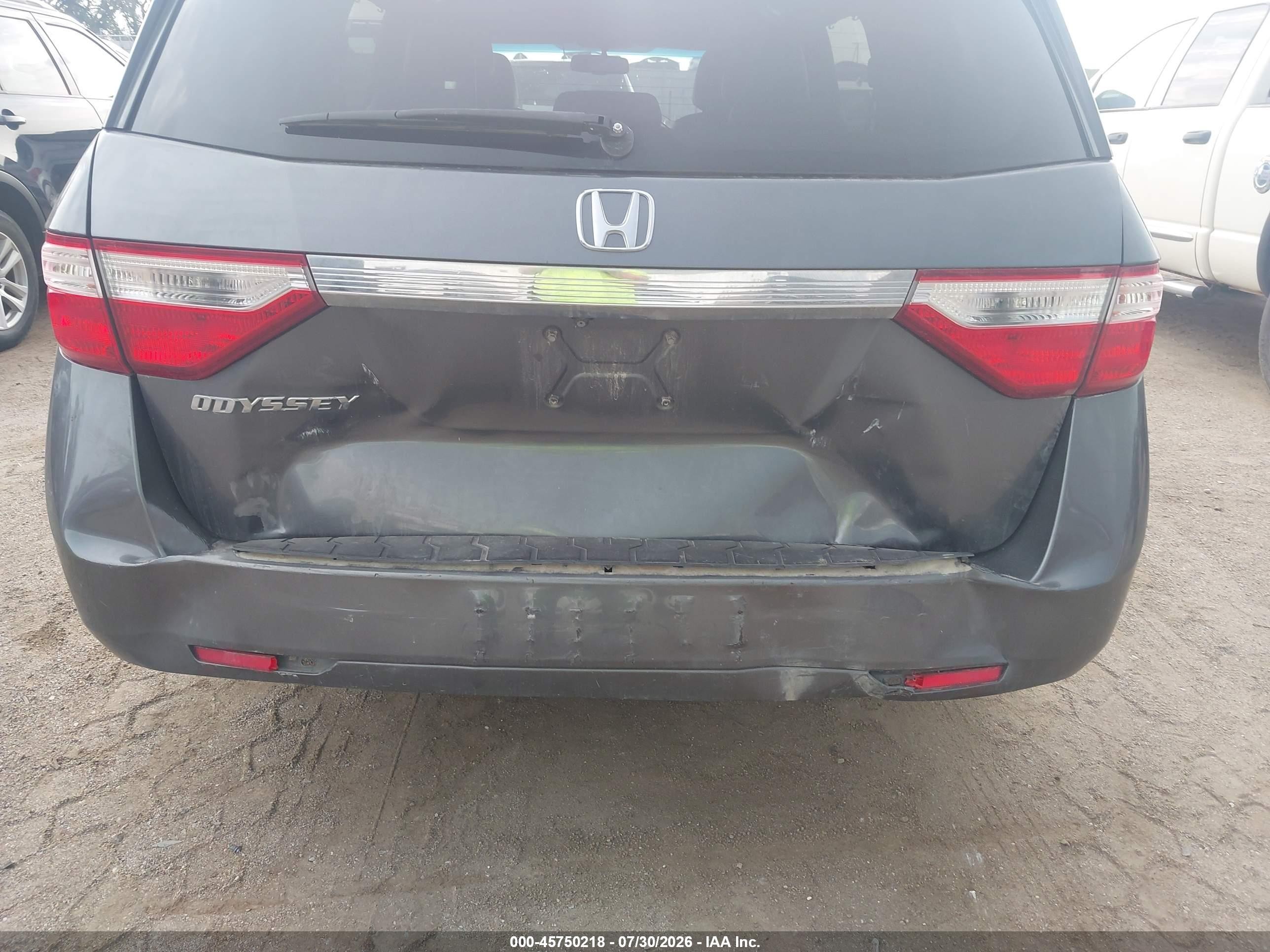 2011 Honda Odyssey Ex-l Gray vin: 5FNRL5H69BB044913