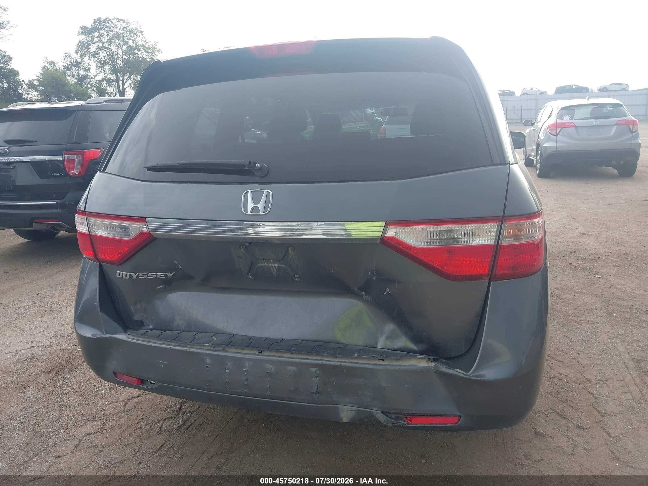 2011 Honda Odyssey Ex-l Gray vin: 5FNRL5H69BB044913