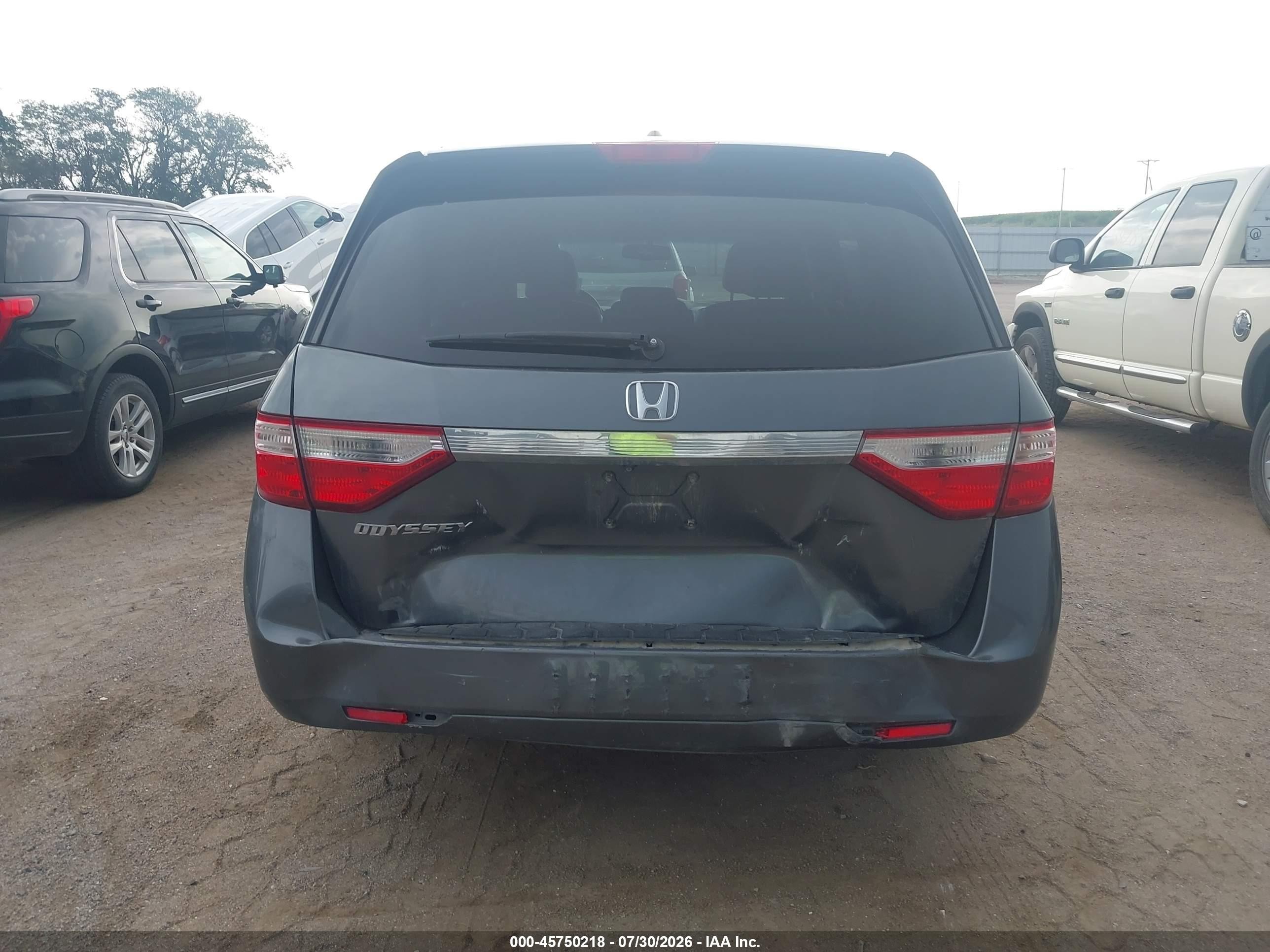 2011 Honda Odyssey Ex-l Gray vin: 5FNRL5H69BB044913