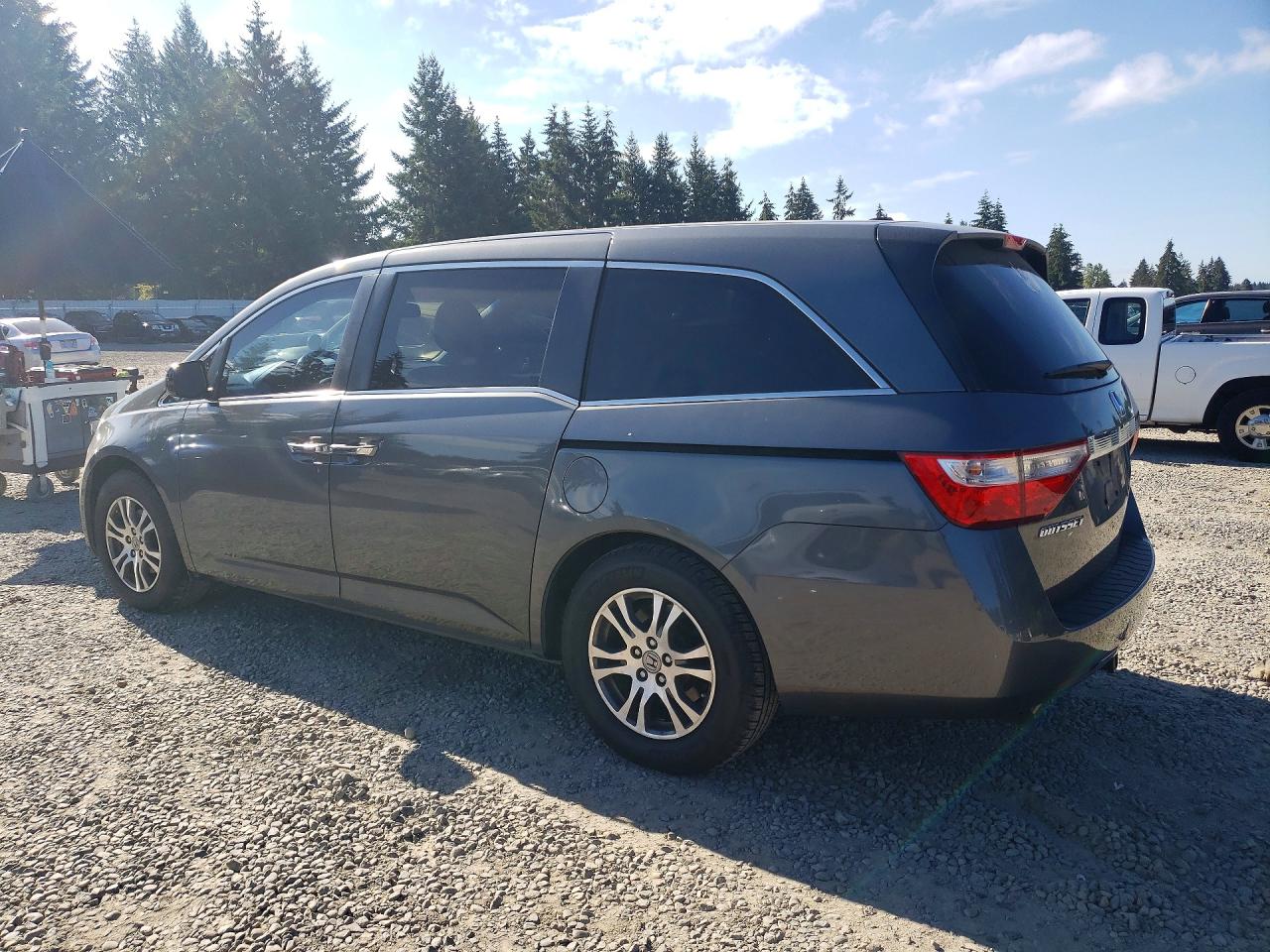2011 Honda Odyssey Exl Gray vin: 5FNRL5H69BB054096