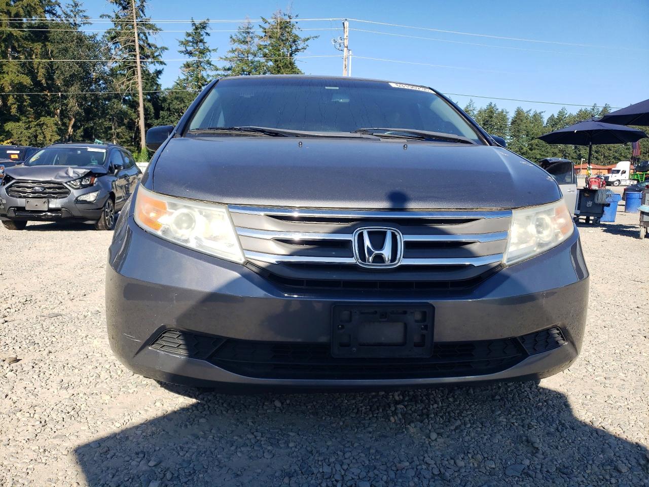 2011 Honda Odyssey Exl Gray vin: 5FNRL5H69BB054096