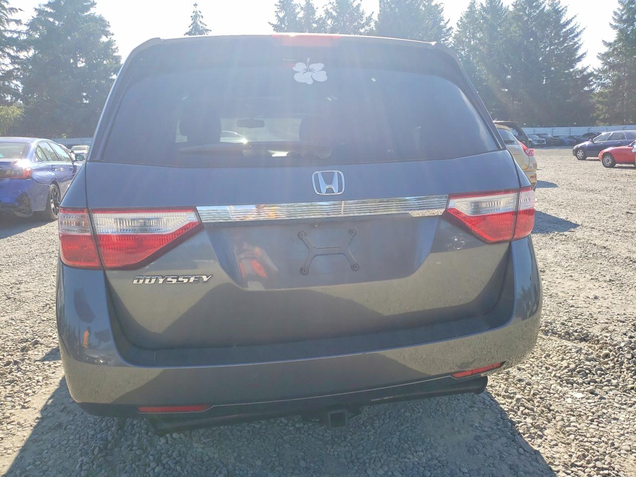 2011 Honda Odyssey Exl Gray vin: 5FNRL5H69BB054096