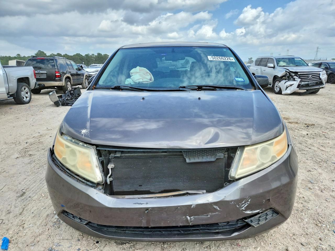 2011 Honda Odyssey Exl Серый vin: 5FNRL5H69BB060514