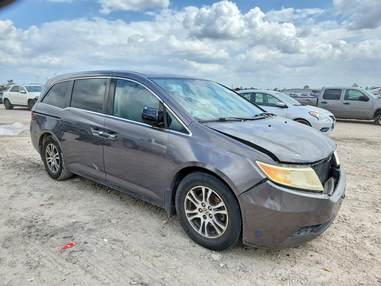 2011 Honda Odyssey Exl Серый vin: 5FNRL5H69BB060514