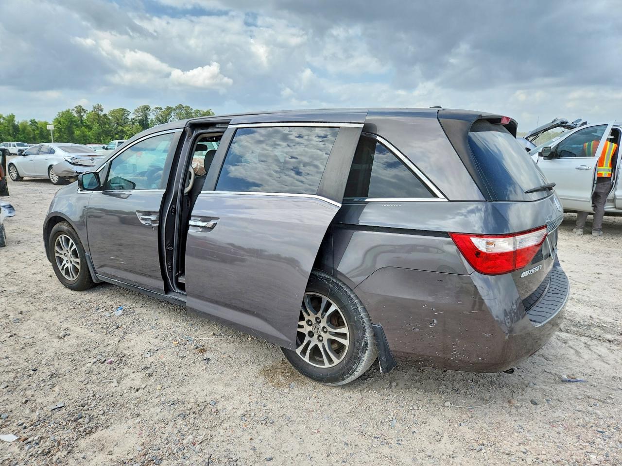 2011 Honda Odyssey Exl Серый vin: 5FNRL5H69BB060514