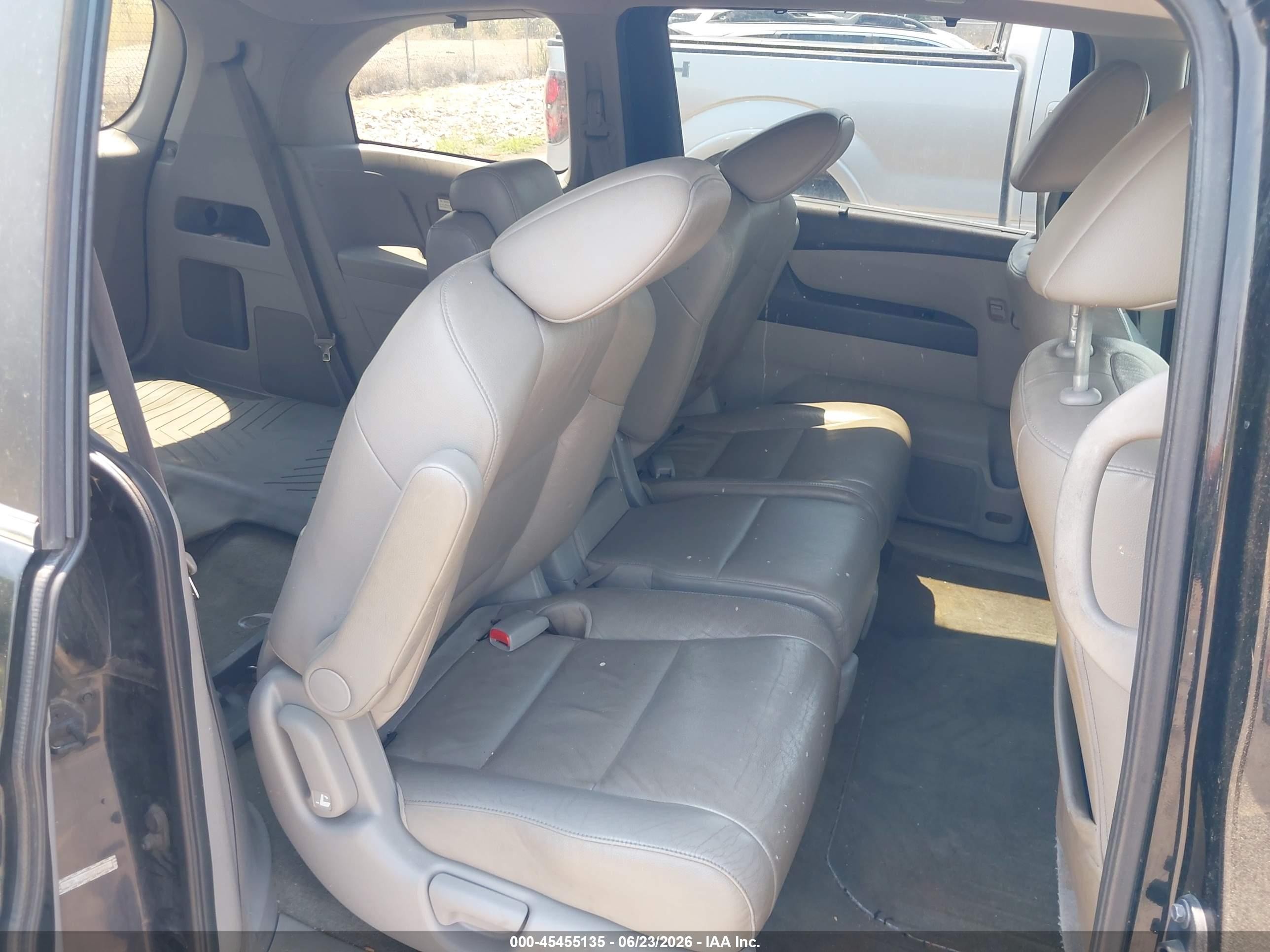 2011 Honda Odyssey Ex-l Black vin: 5FNRL5H69BB089222