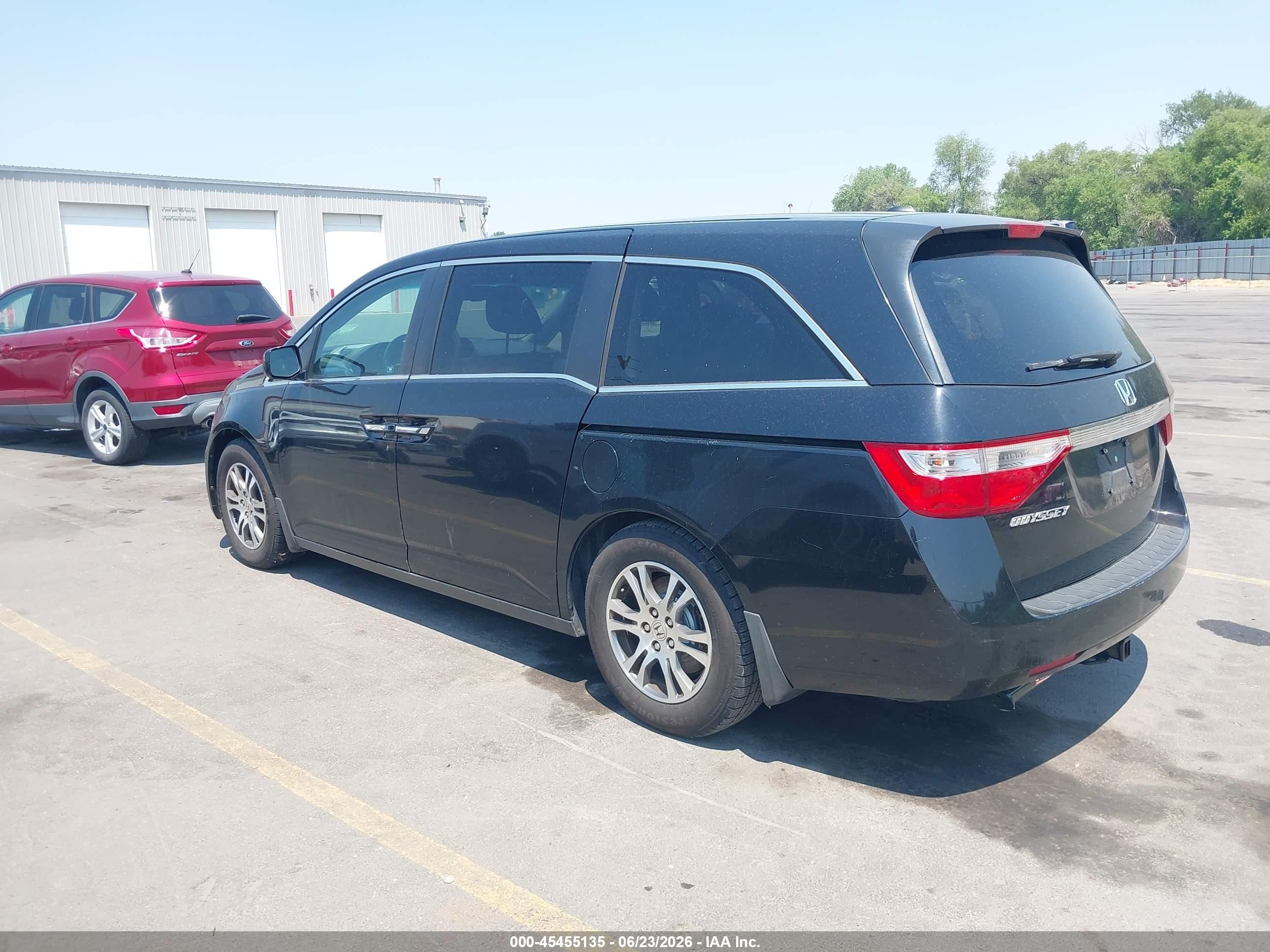 2011 Honda Odyssey Ex-l Black vin: 5FNRL5H69BB089222