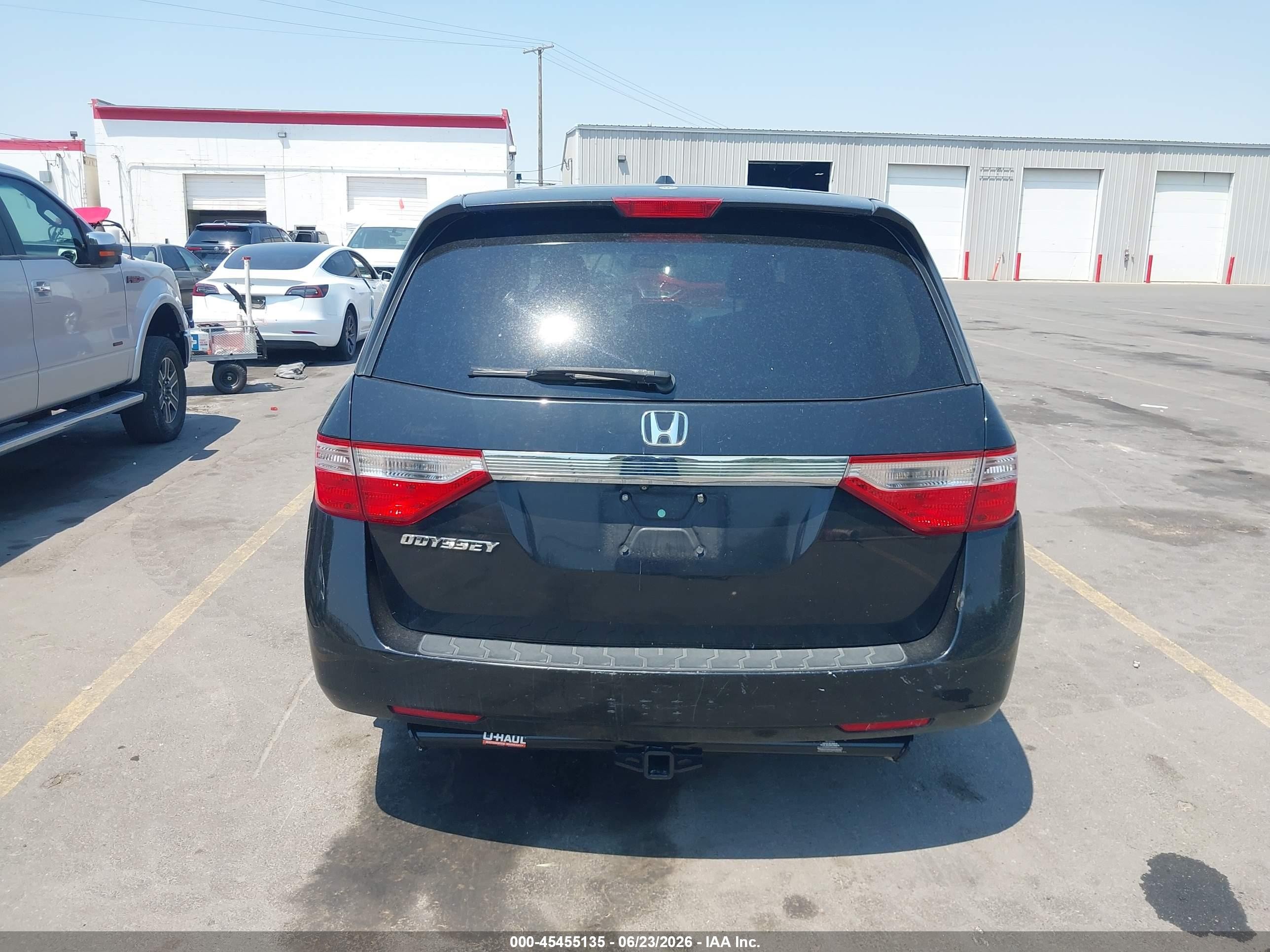 2011 Honda Odyssey Ex-l Black vin: 5FNRL5H69BB089222