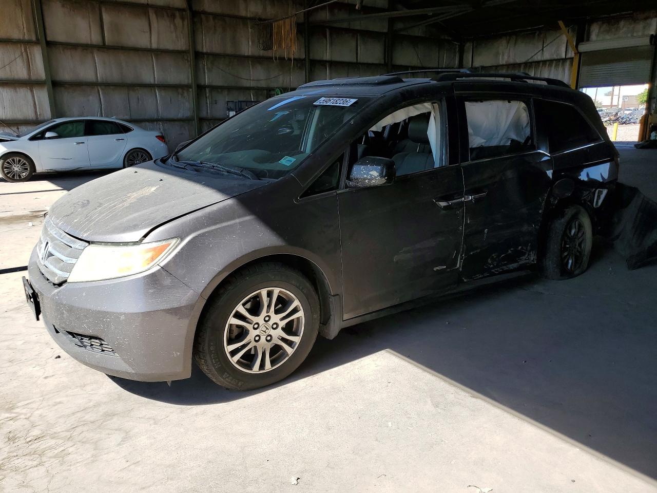 2011 Honda Odyssey Exl Gray vin: 5FNRL5H69BB094033
