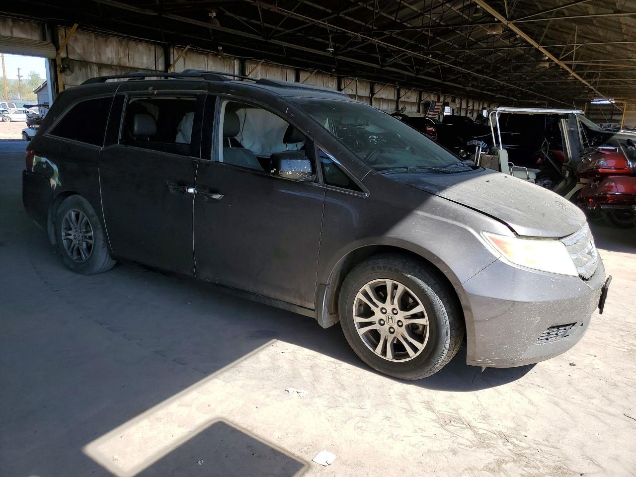 2011 Honda Odyssey Exl Gray vin: 5FNRL5H69BB094033