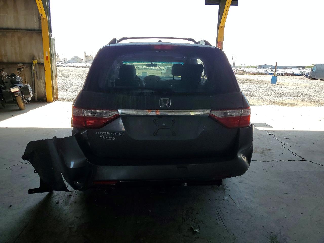 2011 Honda Odyssey Exl Gray vin: 5FNRL5H69BB094033