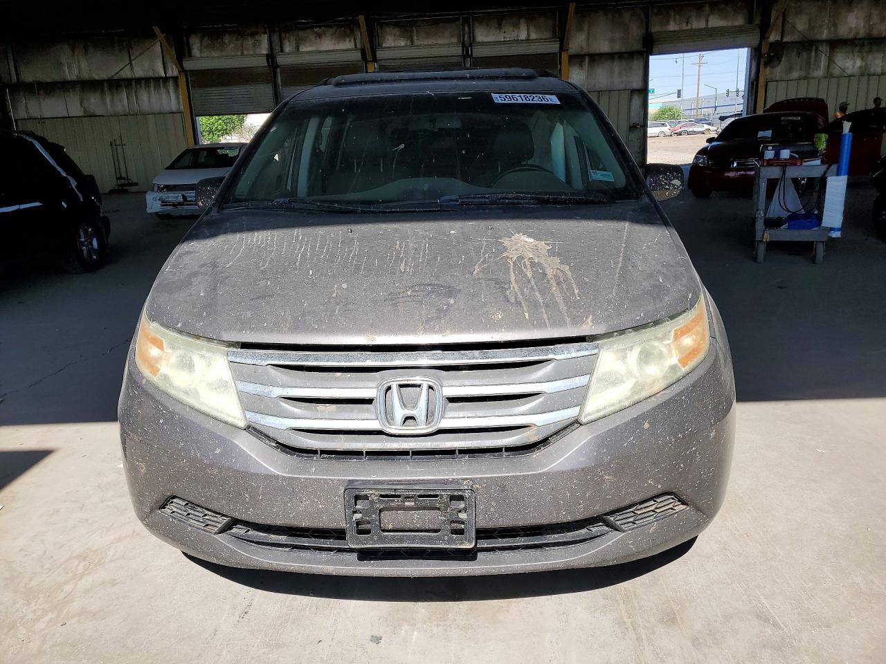 2011 Honda Odyssey Exl Gray vin: 5FNRL5H69BB094033
