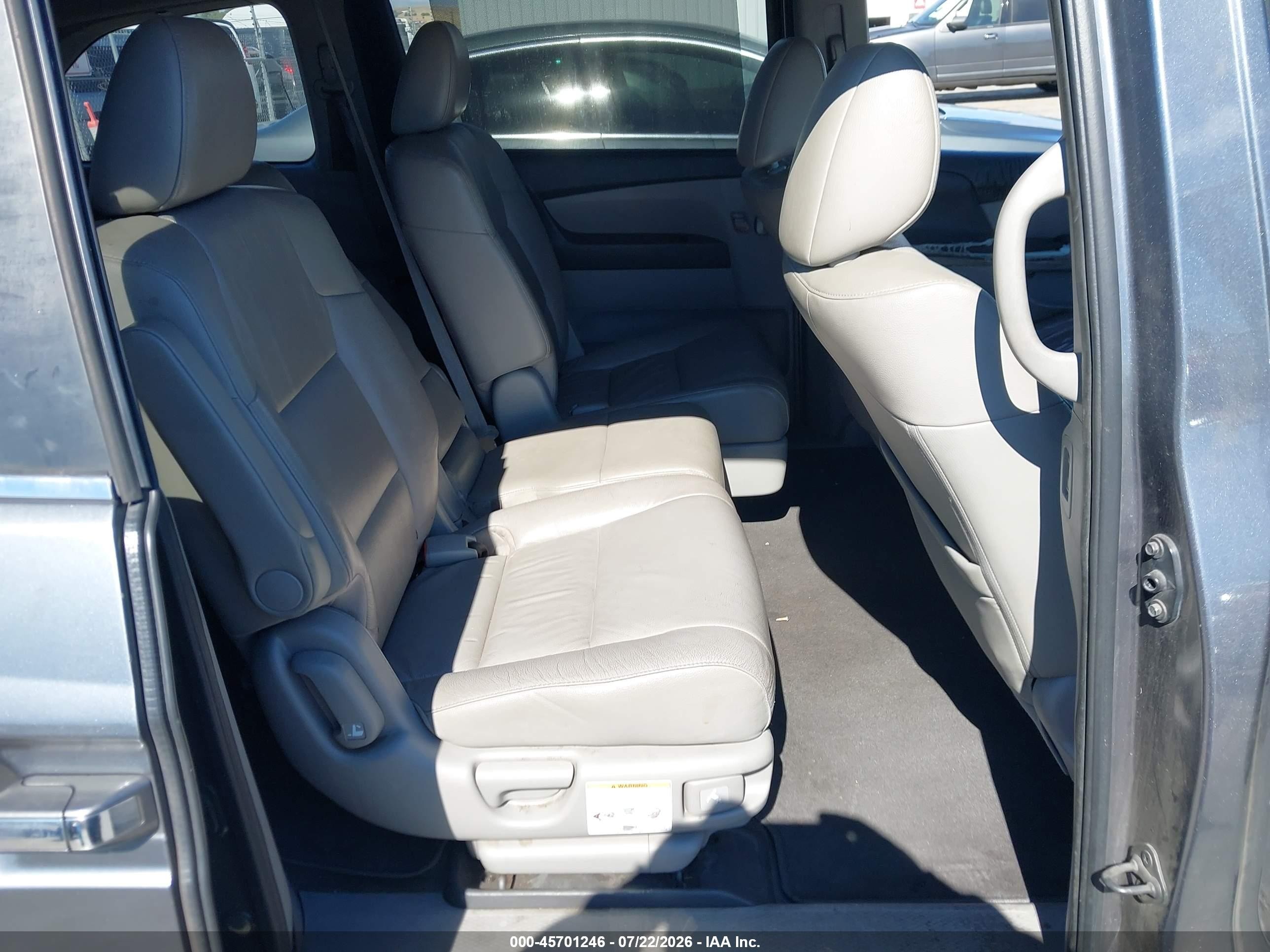 2011 Honda Odyssey Ex-l Gray vin: 5FNRL5H69BB098616
