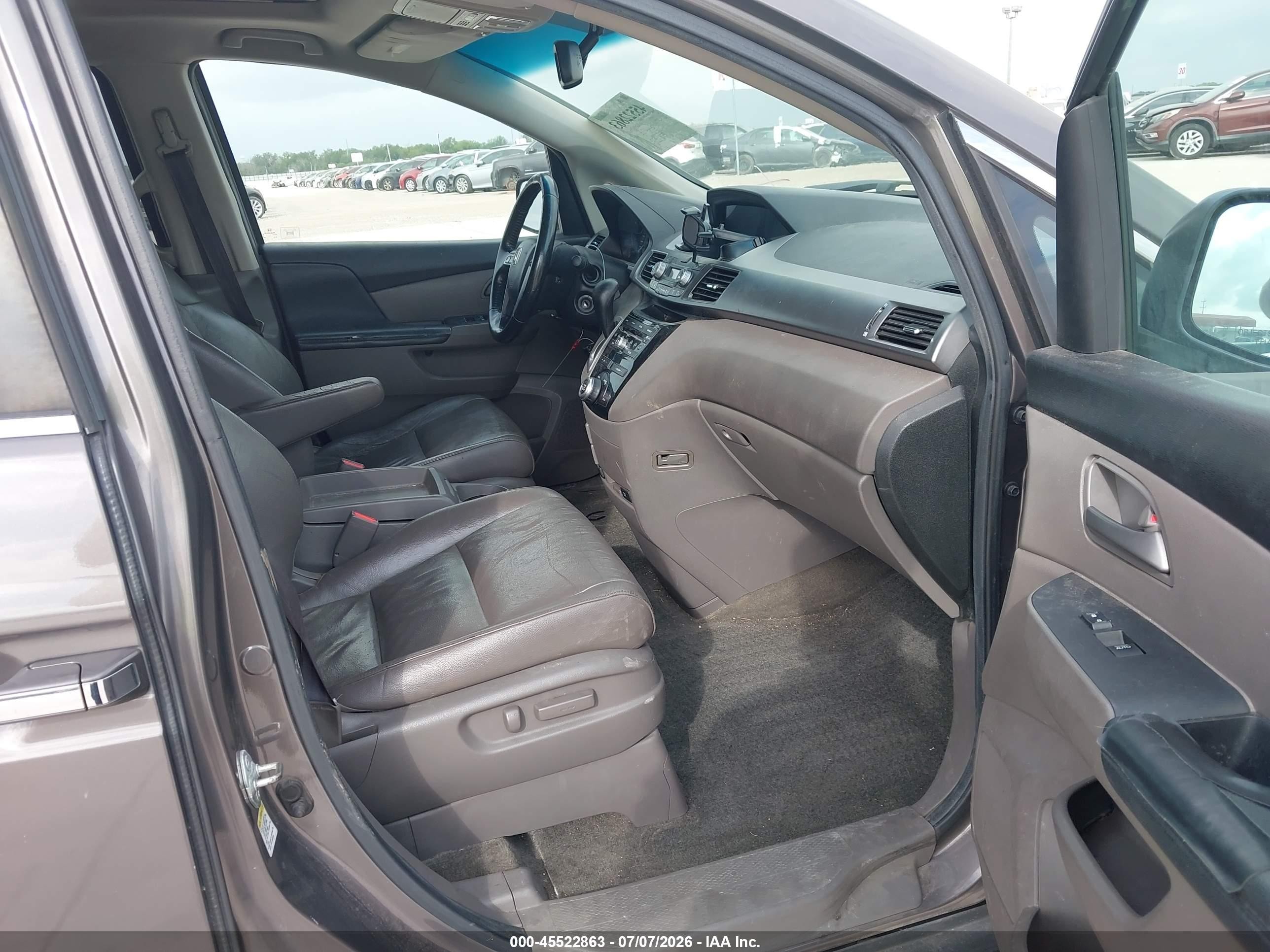 2011 Honda Odyssey Ex-l Серый vin: 5FNRL5H69BB099040