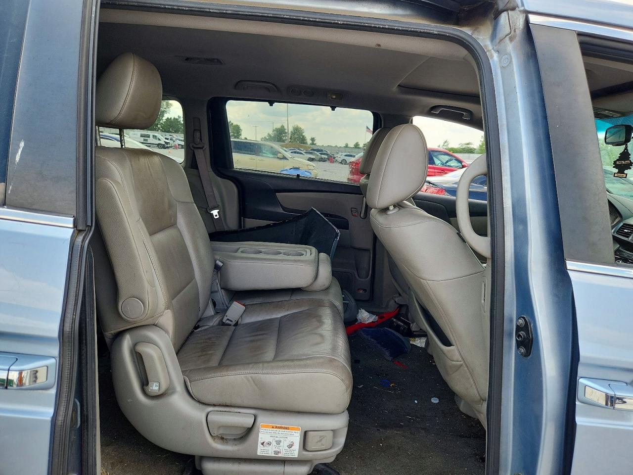 2011 Honda Odyssey Exl Синий vin: 5FNRL5H69BB104012