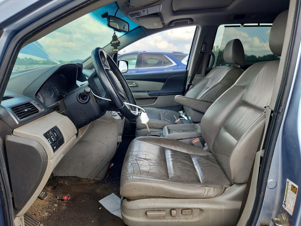 2011 Honda Odyssey Exl Синий vin: 5FNRL5H69BB104012