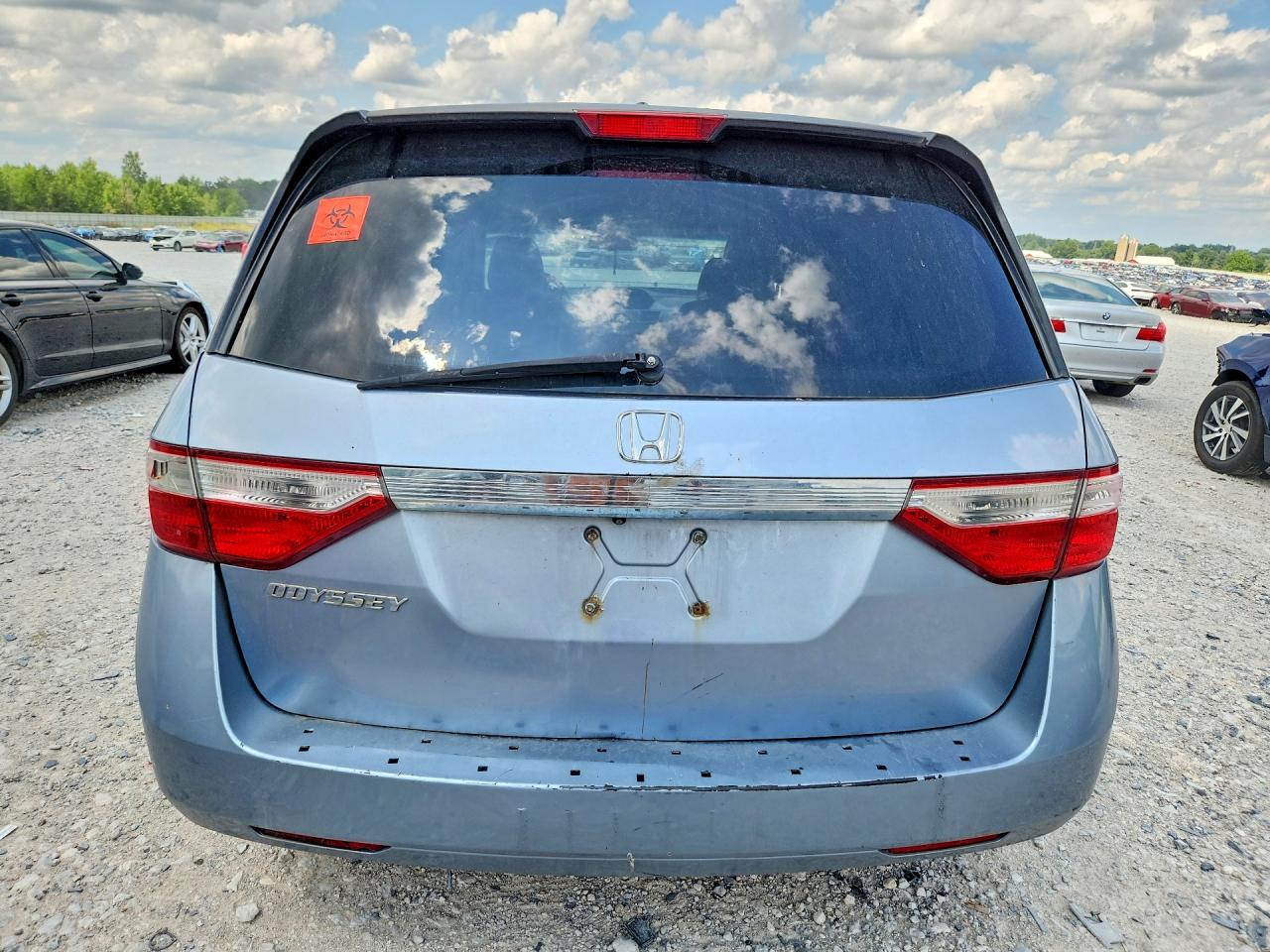 2011 Honda Odyssey Exl Синий vin: 5FNRL5H69BB104012