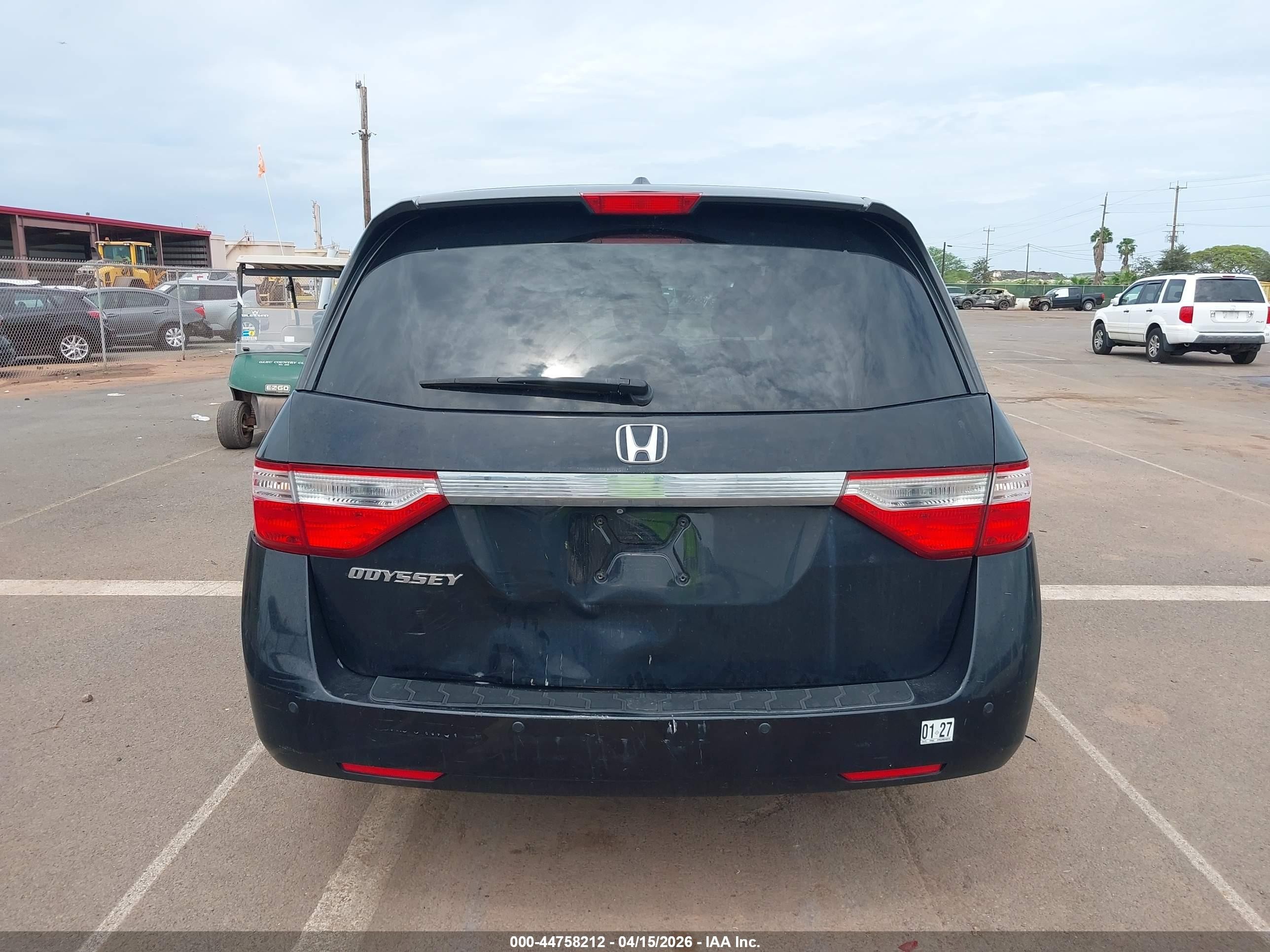 2012 Honda Odyssey Ex-l Черный vin: 5FNRL5H69CB002310
