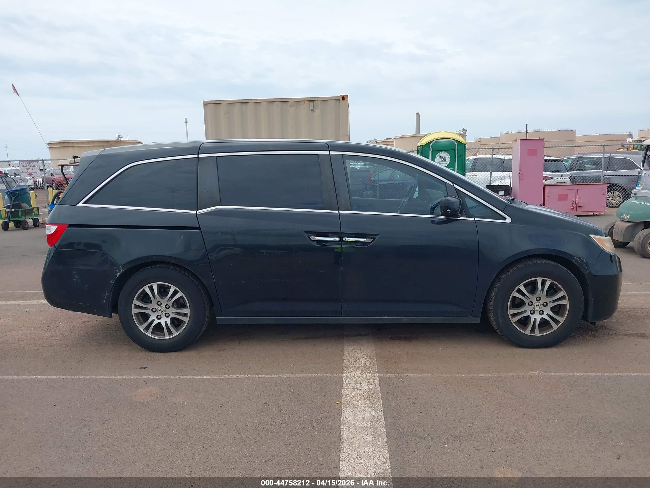2012 Honda Odyssey Ex-l Черный vin: 5FNRL5H69CB002310