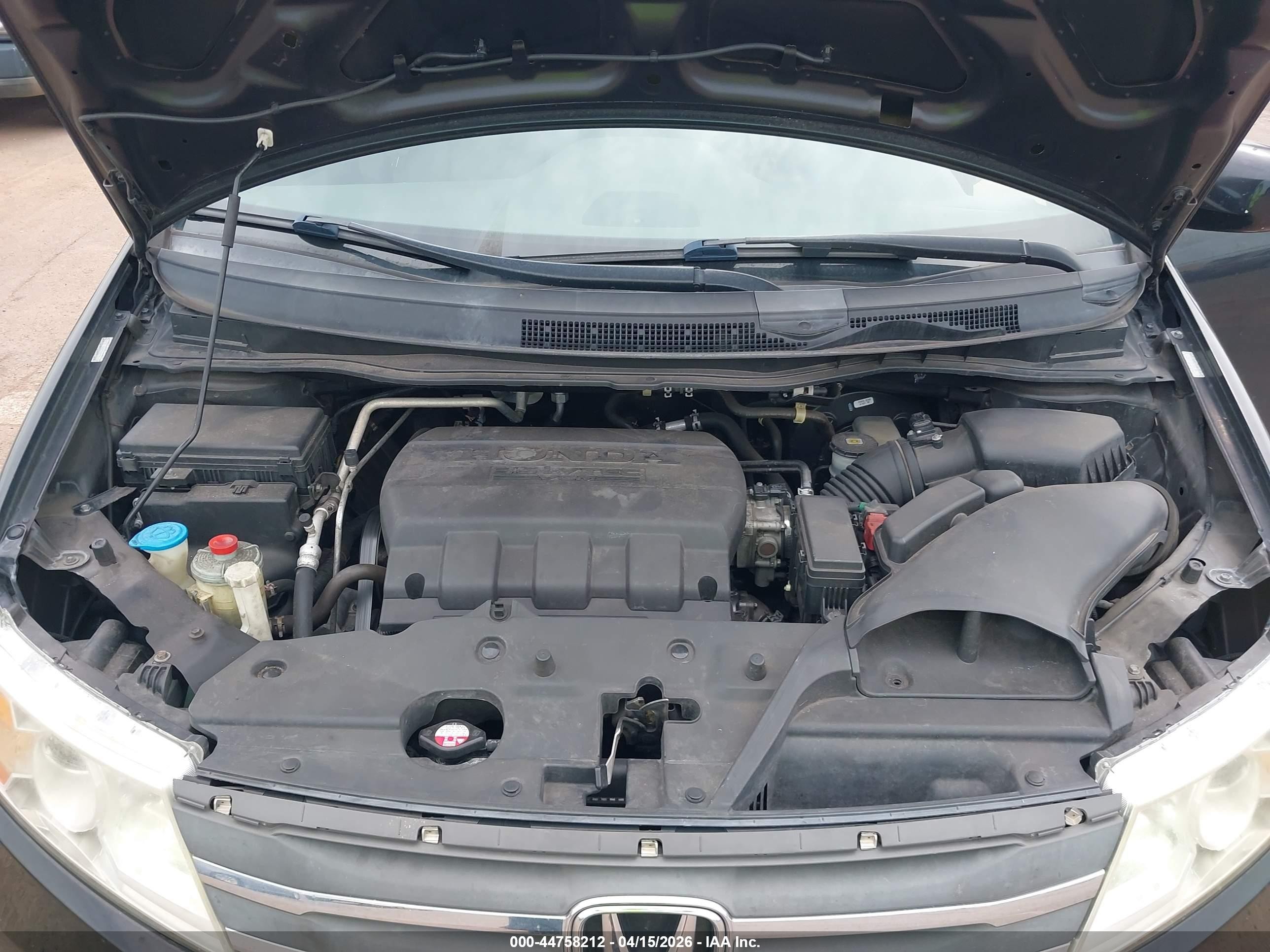 2012 Honda Odyssey Ex-l Черный vin: 5FNRL5H69CB002310