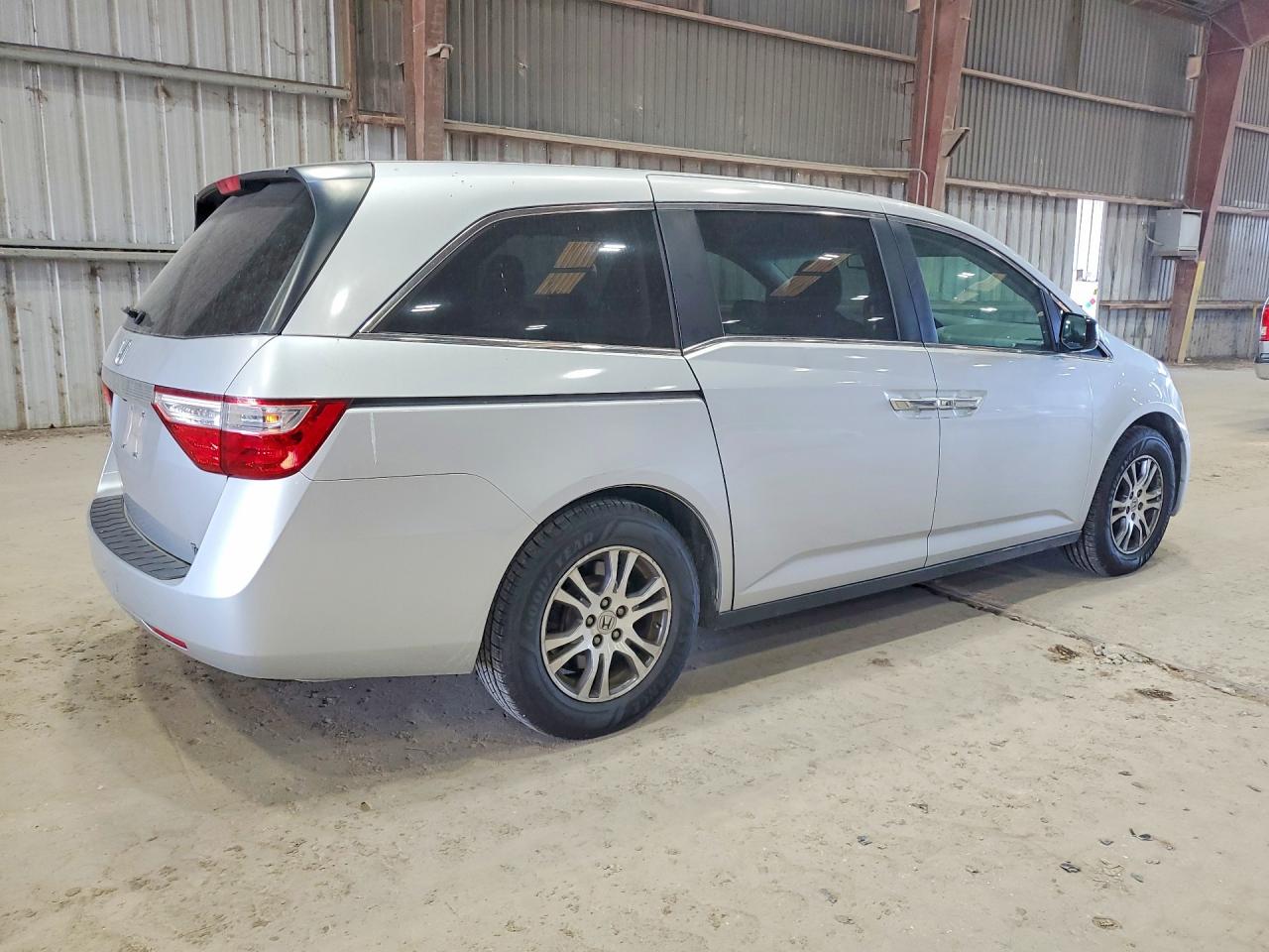 2012 Honda Odyssey Exl Silver vin: 5FNRL5H69CB011427