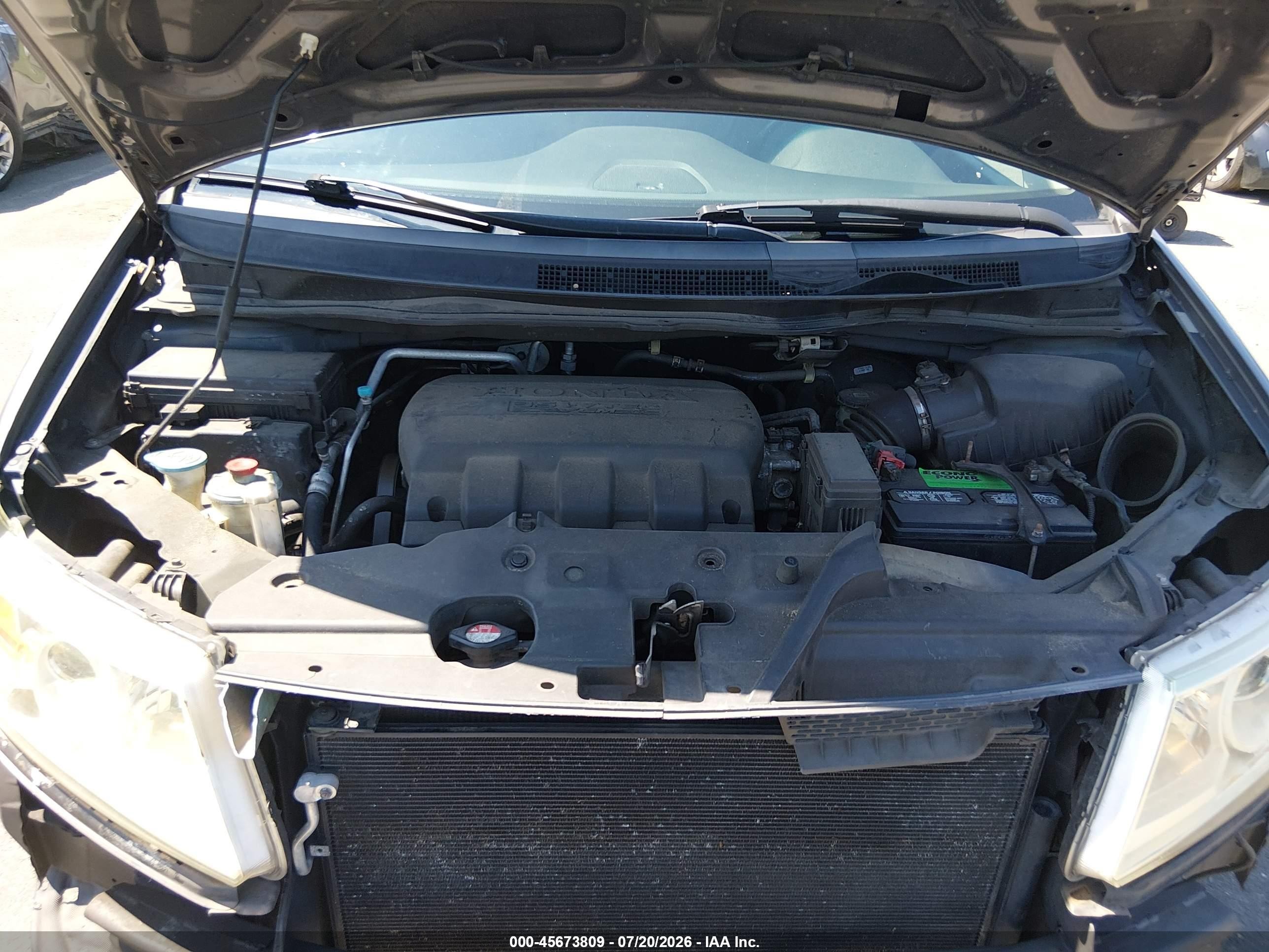 2012 Honda Odyssey Ex-l Gray vin: 5FNRL5H69CB013016