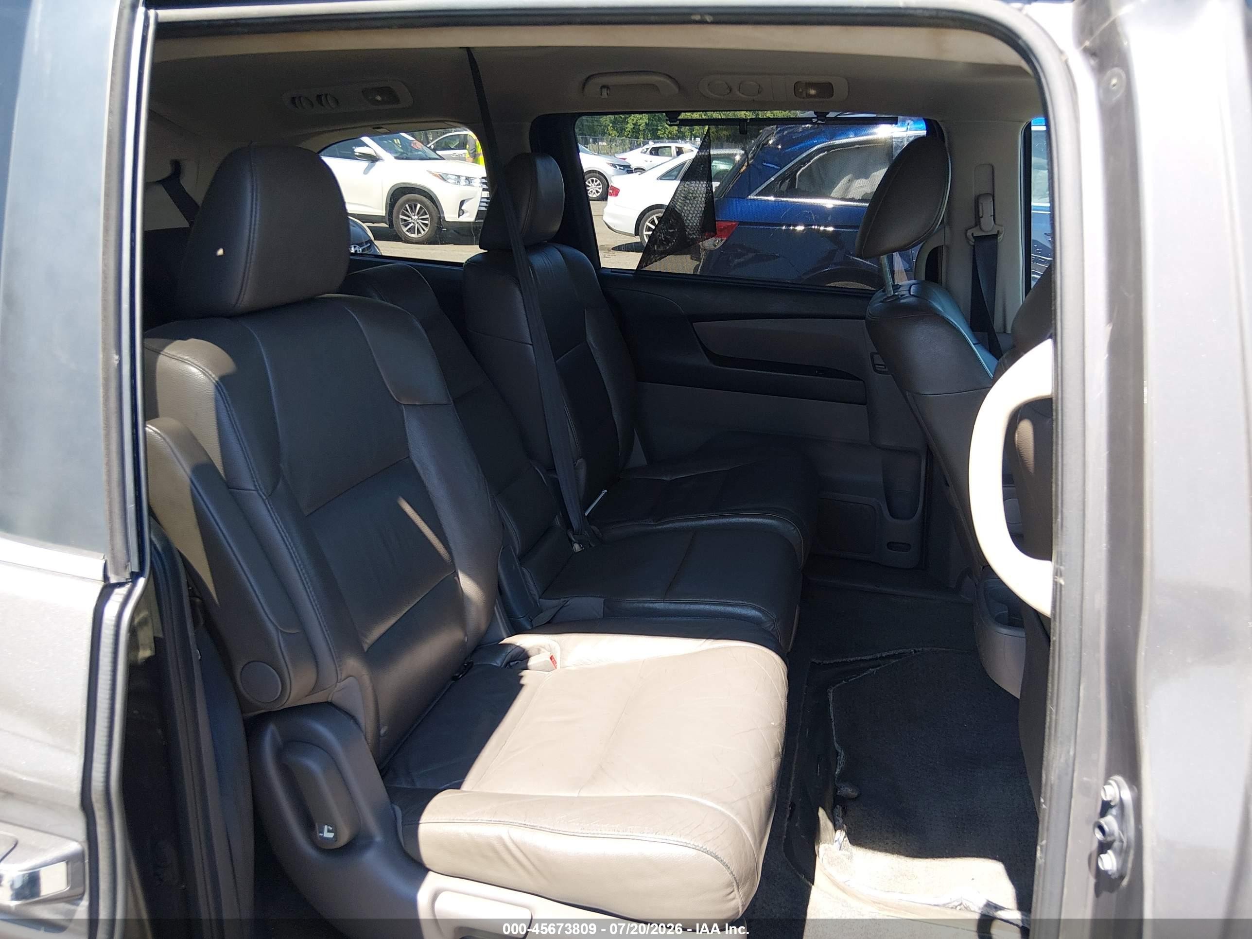 2012 Honda Odyssey Ex-l Gray vin: 5FNRL5H69CB013016