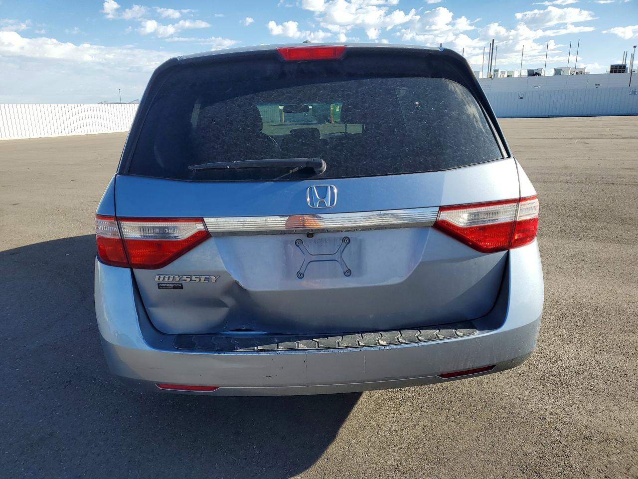 2012 Honda Odyssey Exl Blue vin: 5FNRL5H69CB036179