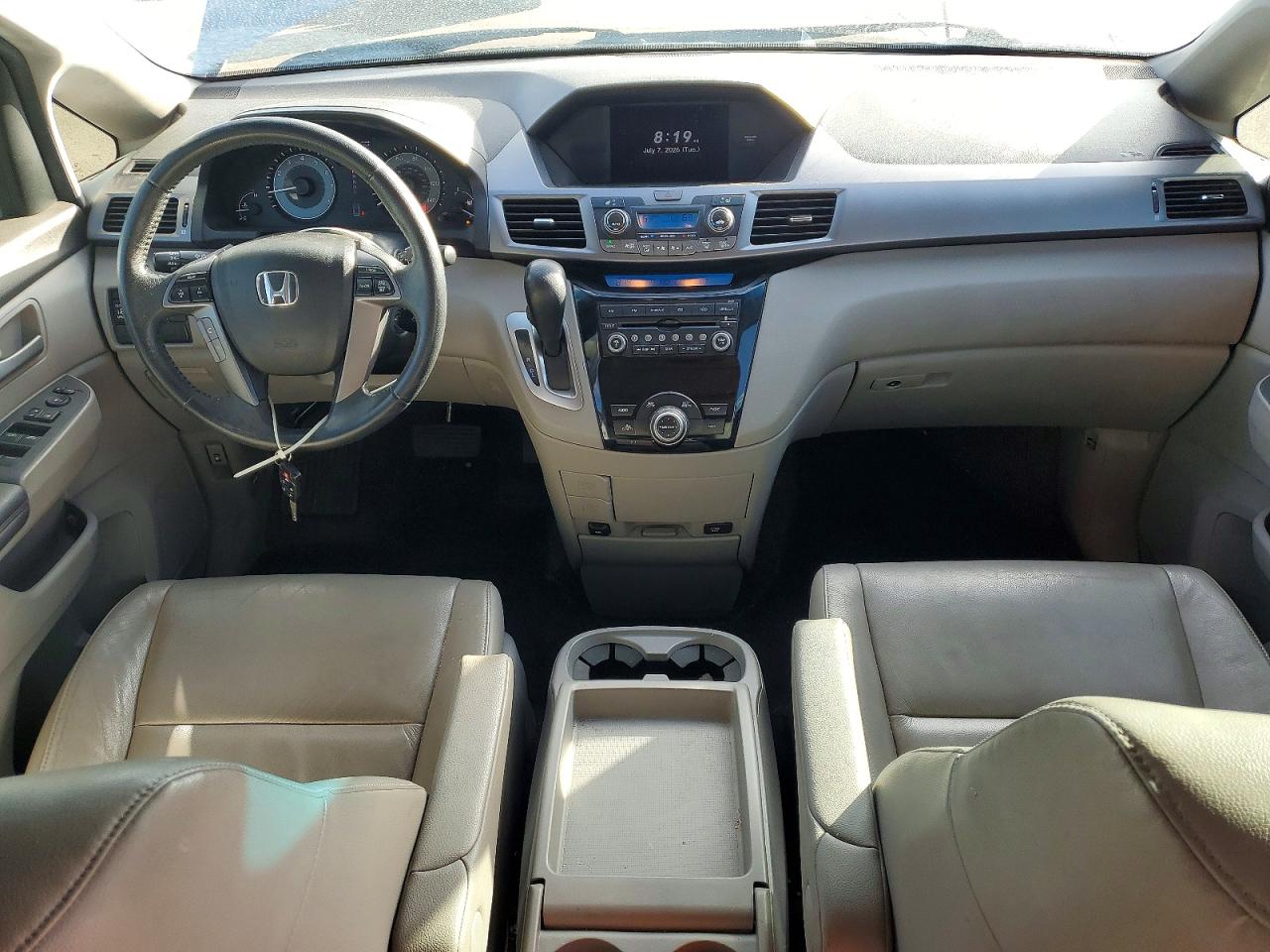 2012 Honda Odyssey Exl Blue vin: 5FNRL5H69CB036179