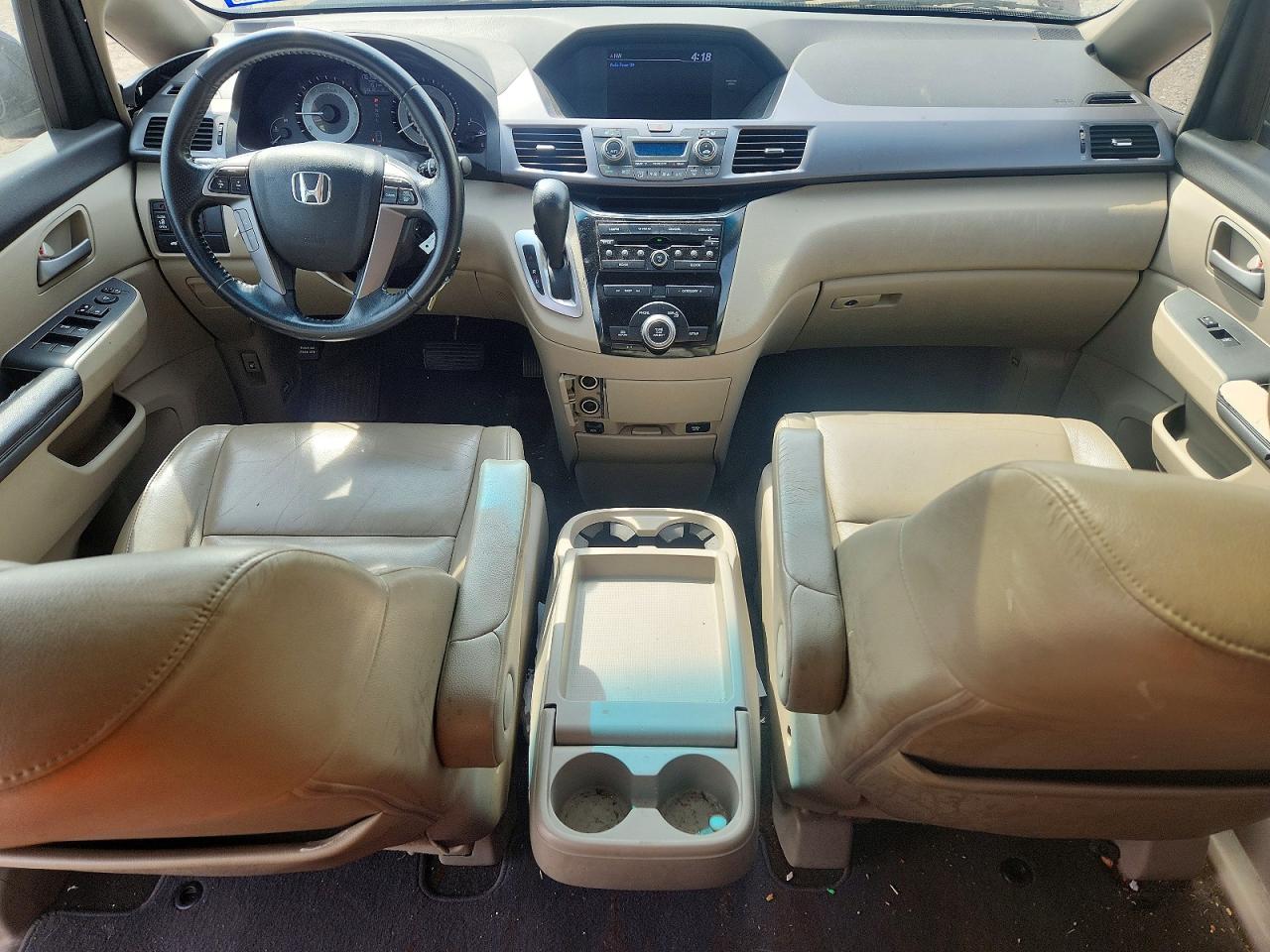 2012 Honda Odyssey Exl Burgundy vin: 5FNRL5H69CB044119