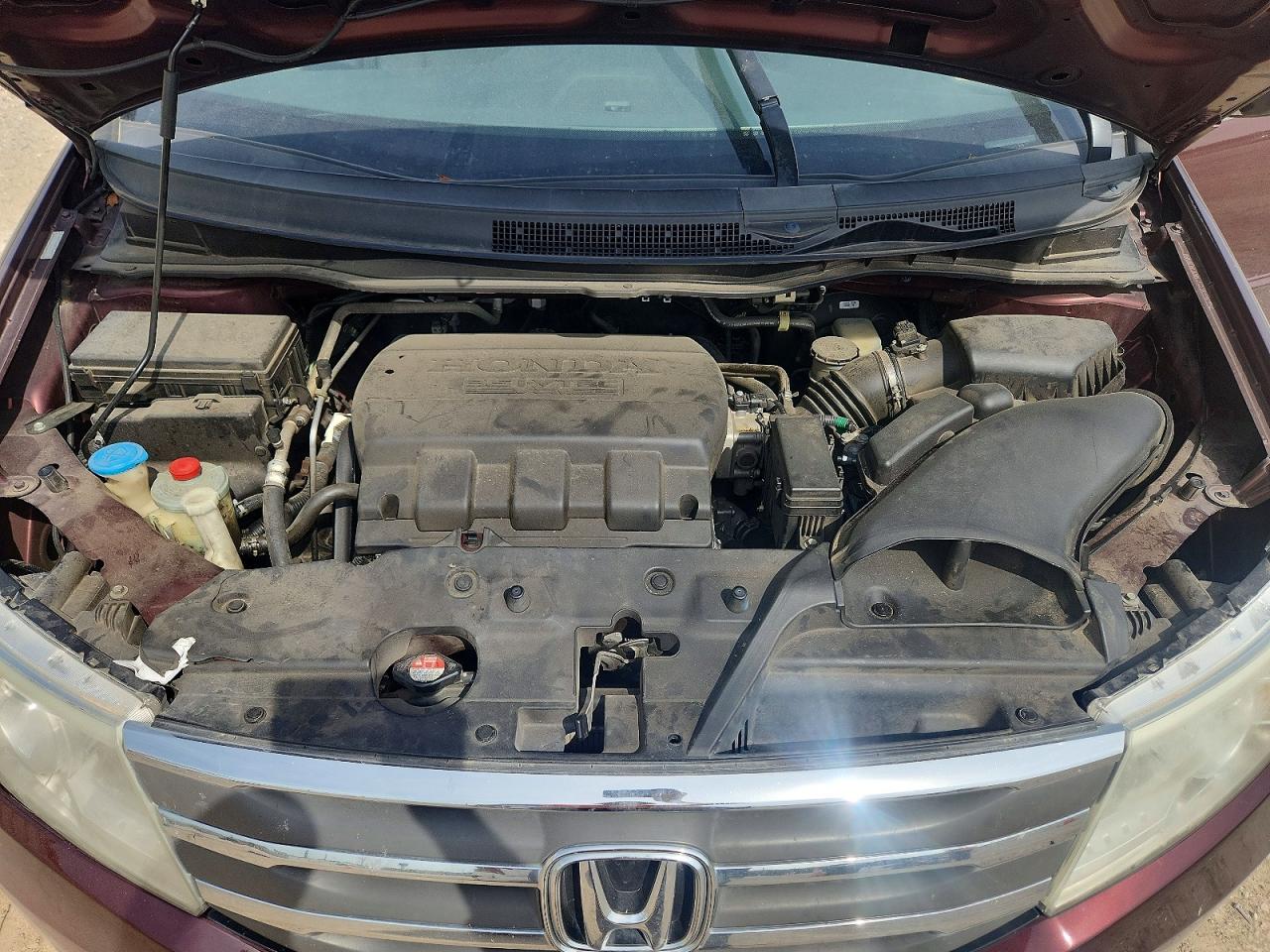 2012 Honda Odyssey Exl Burgundy vin: 5FNRL5H69CB044119