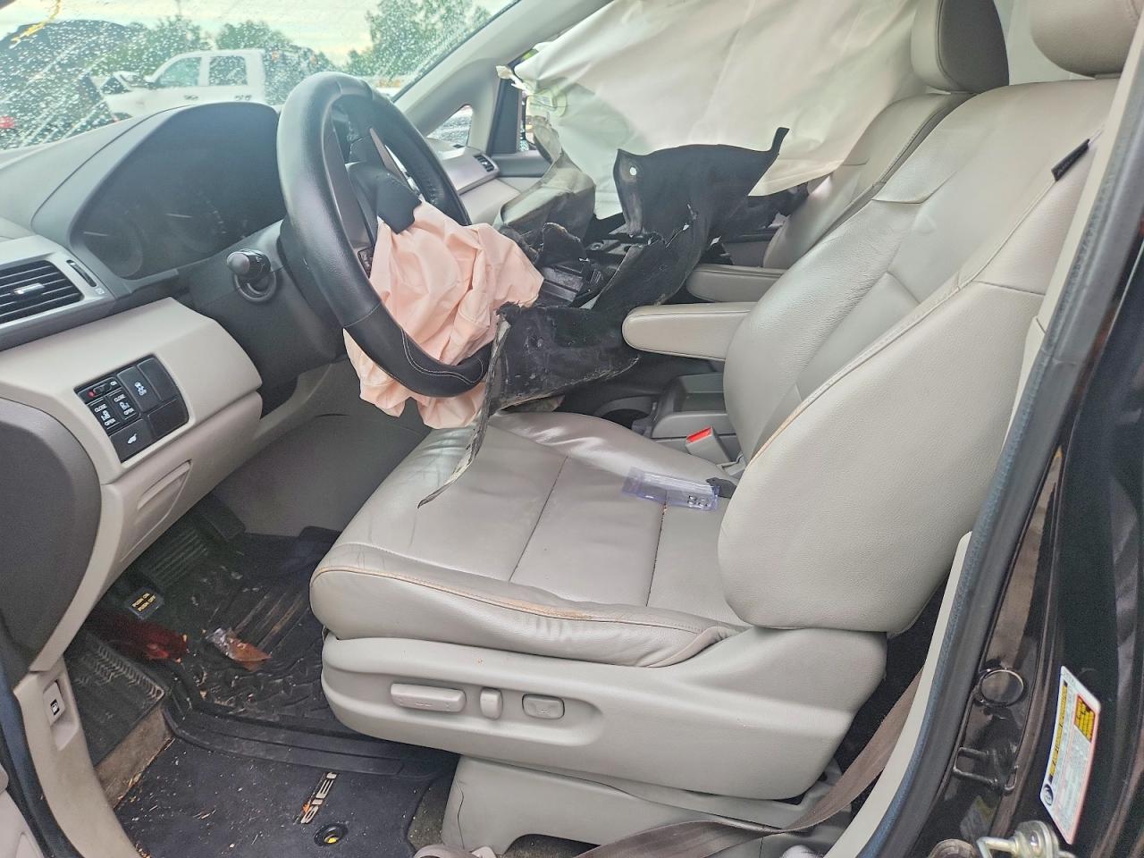 2012 Honda Odyssey Exl Black vin: 5FNRL5H69CB089576