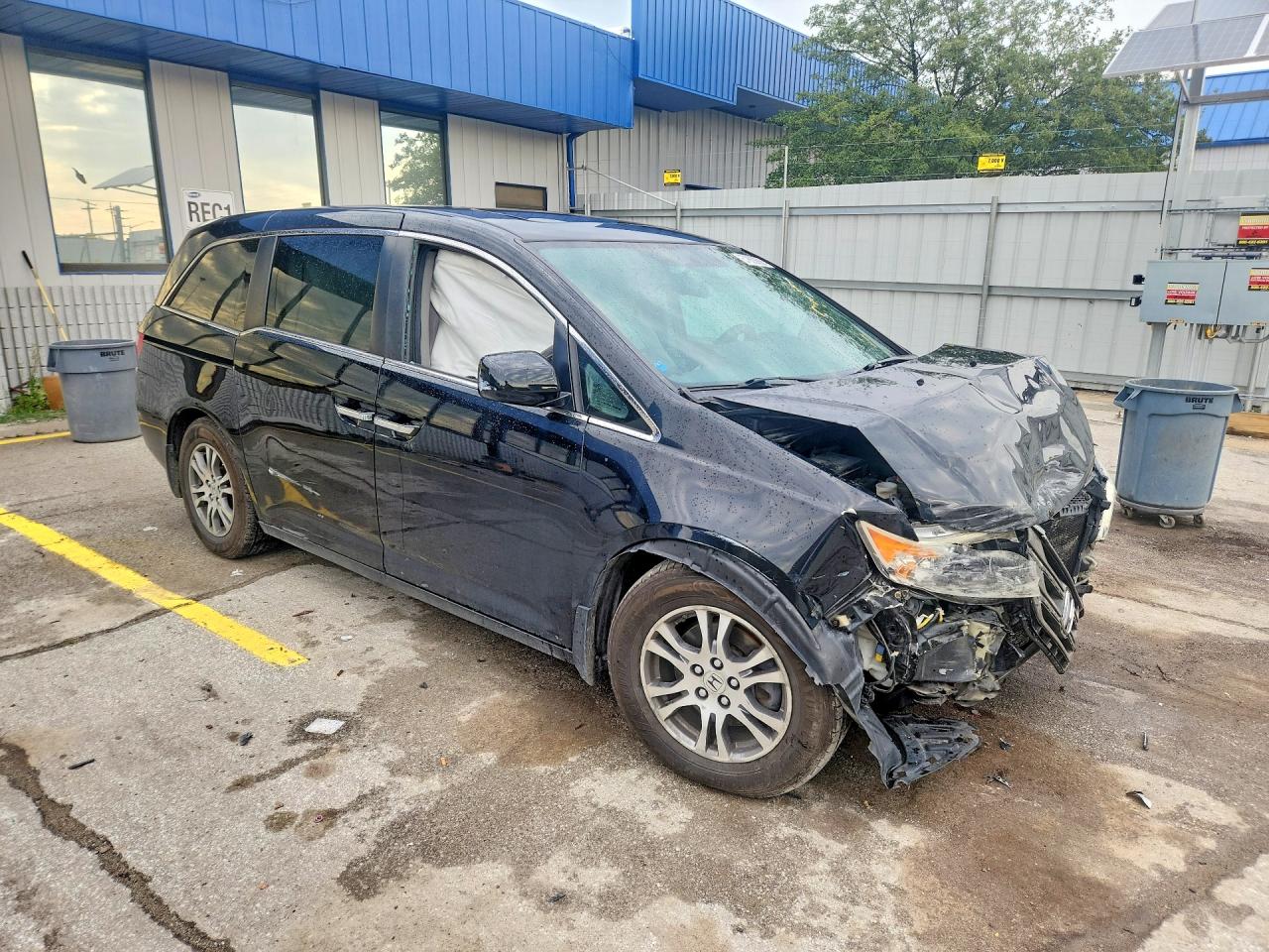 2012 Honda Odyssey Exl Black vin: 5FNRL5H69CB089576
