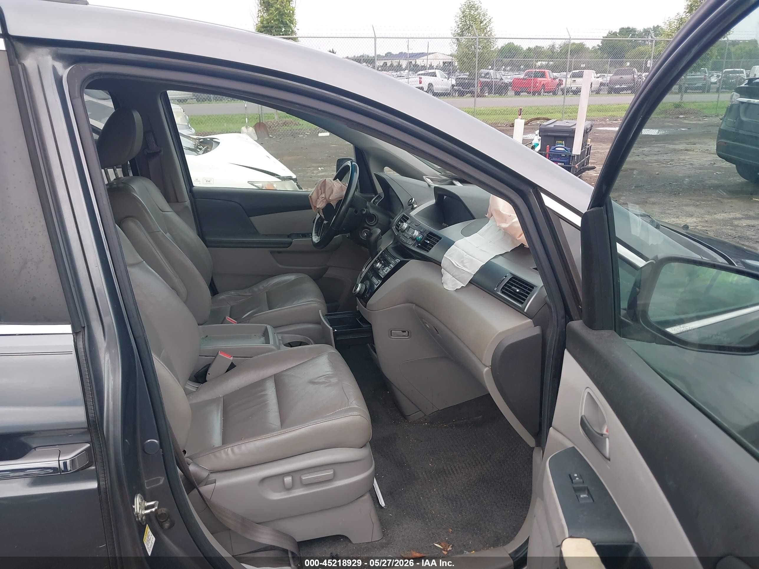 2012 Honda Odyssey Ex-l Серый vin: 5FNRL5H69CB091702