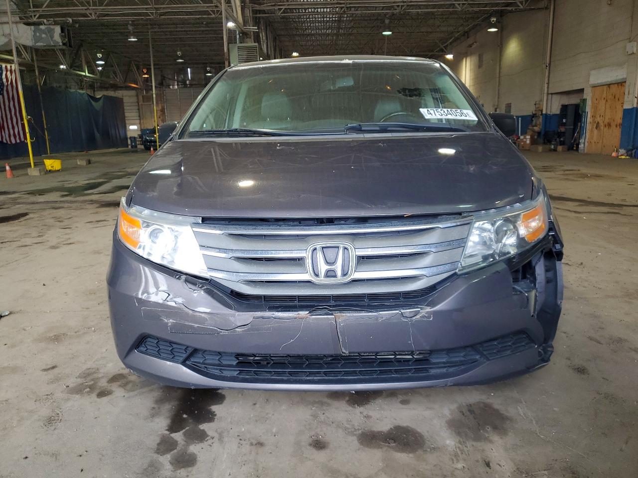 2012 Honda Odyssey Exl Gray vin: 5FNRL5H69CB093630